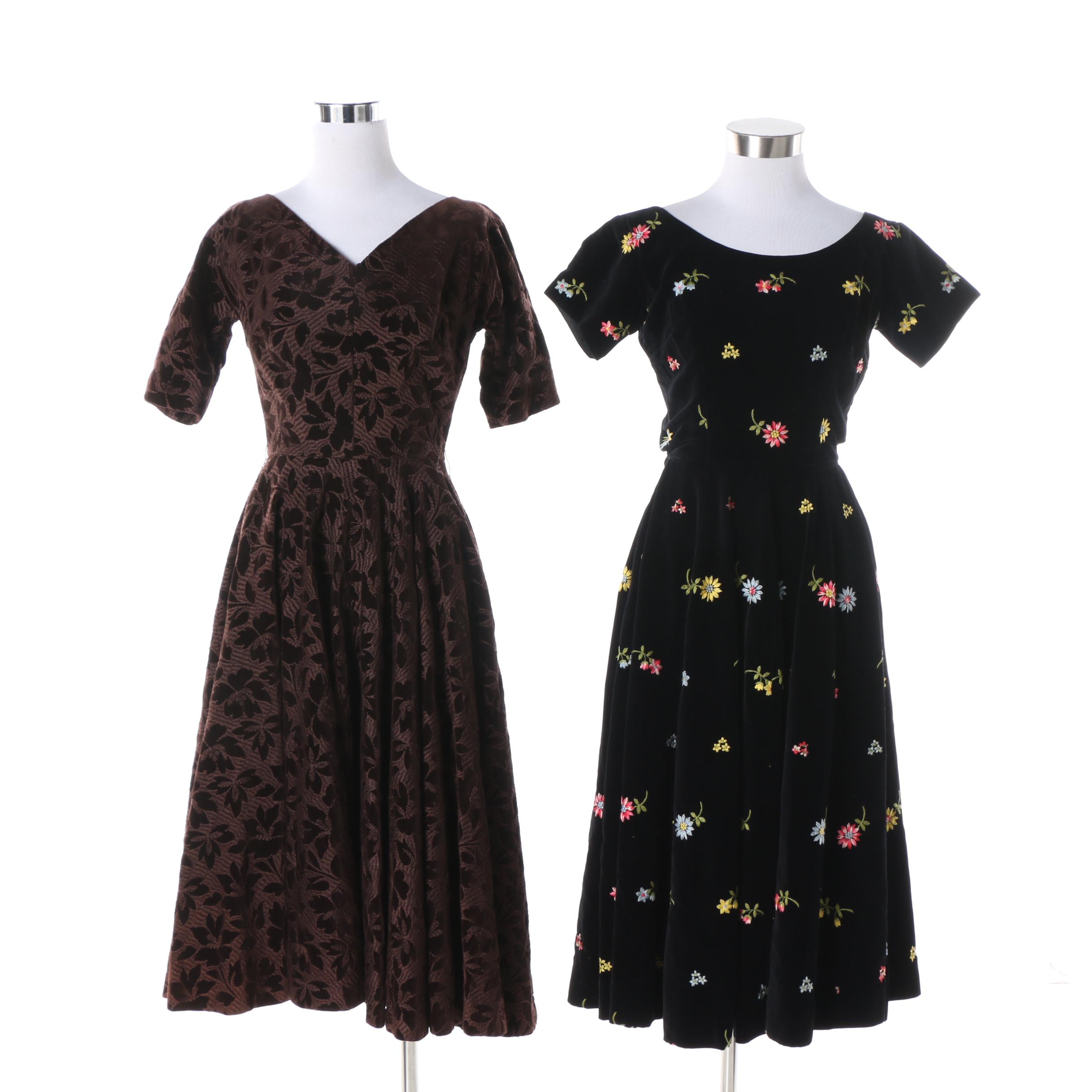 Women's Vintage Occasion Dresses including 1950s Ann Fogarty Dress