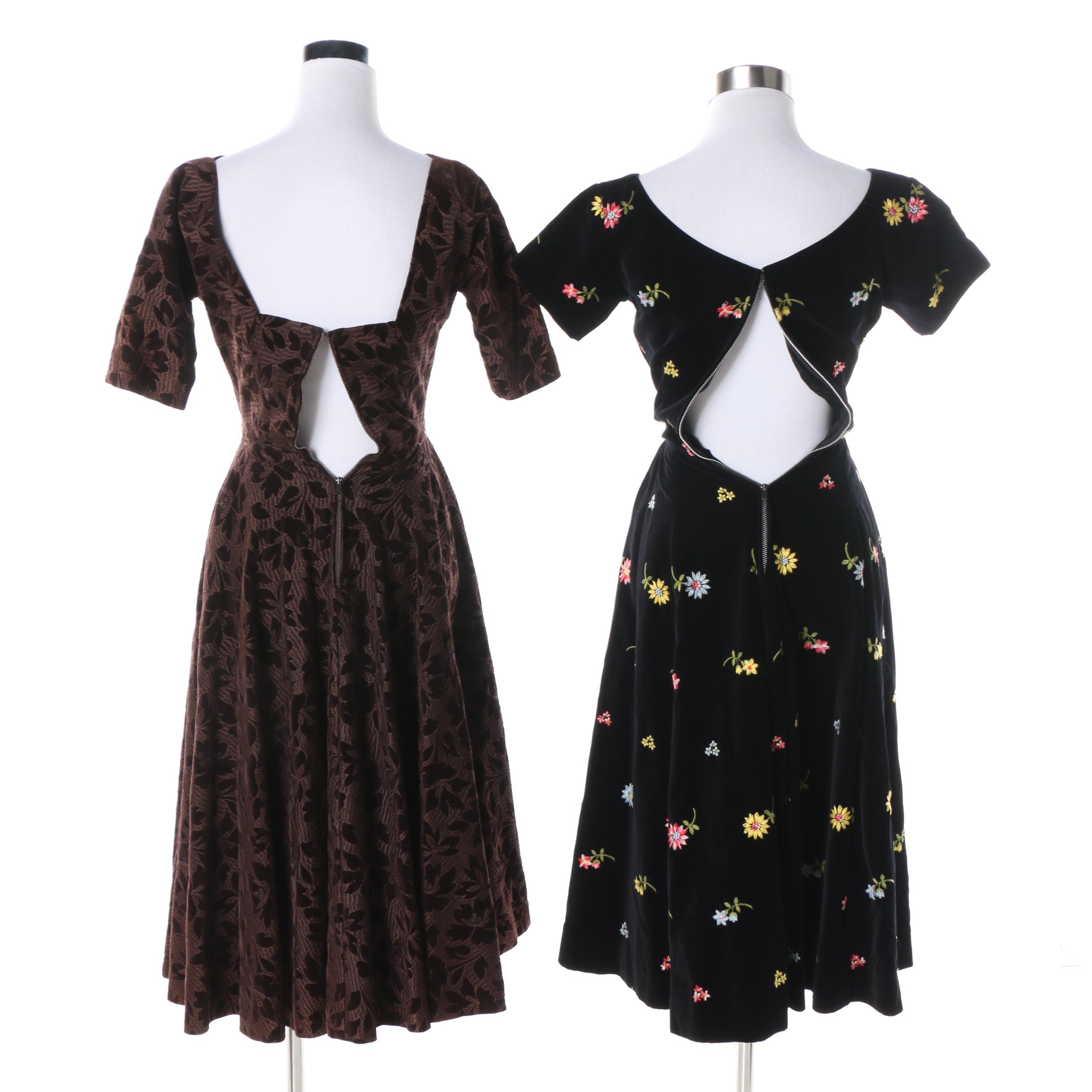 Women's Vintage Occasion Dresses including 1950s Ann Fogarty Dress