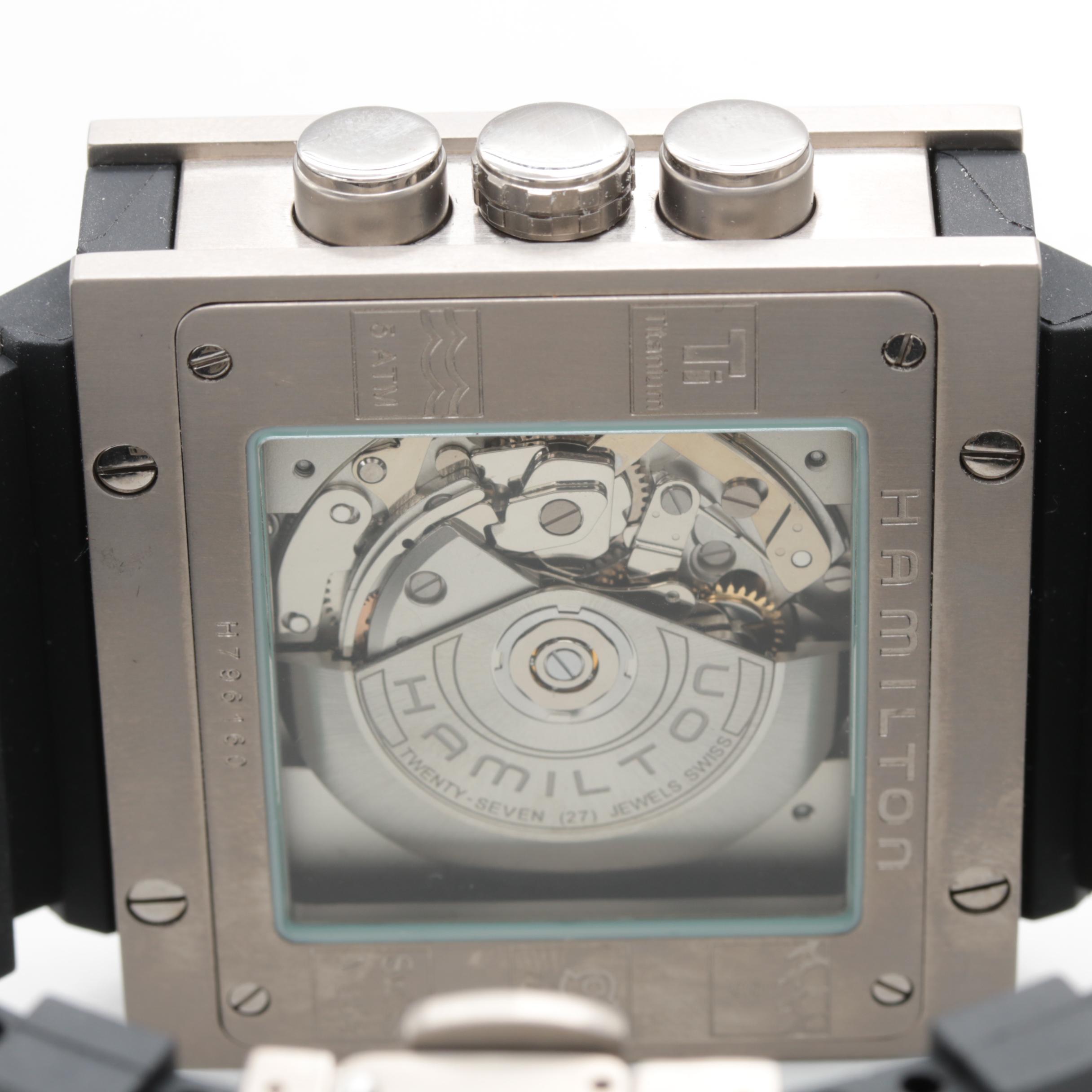 Hamilton "Code Breaker" Chronograph Titanium Watch