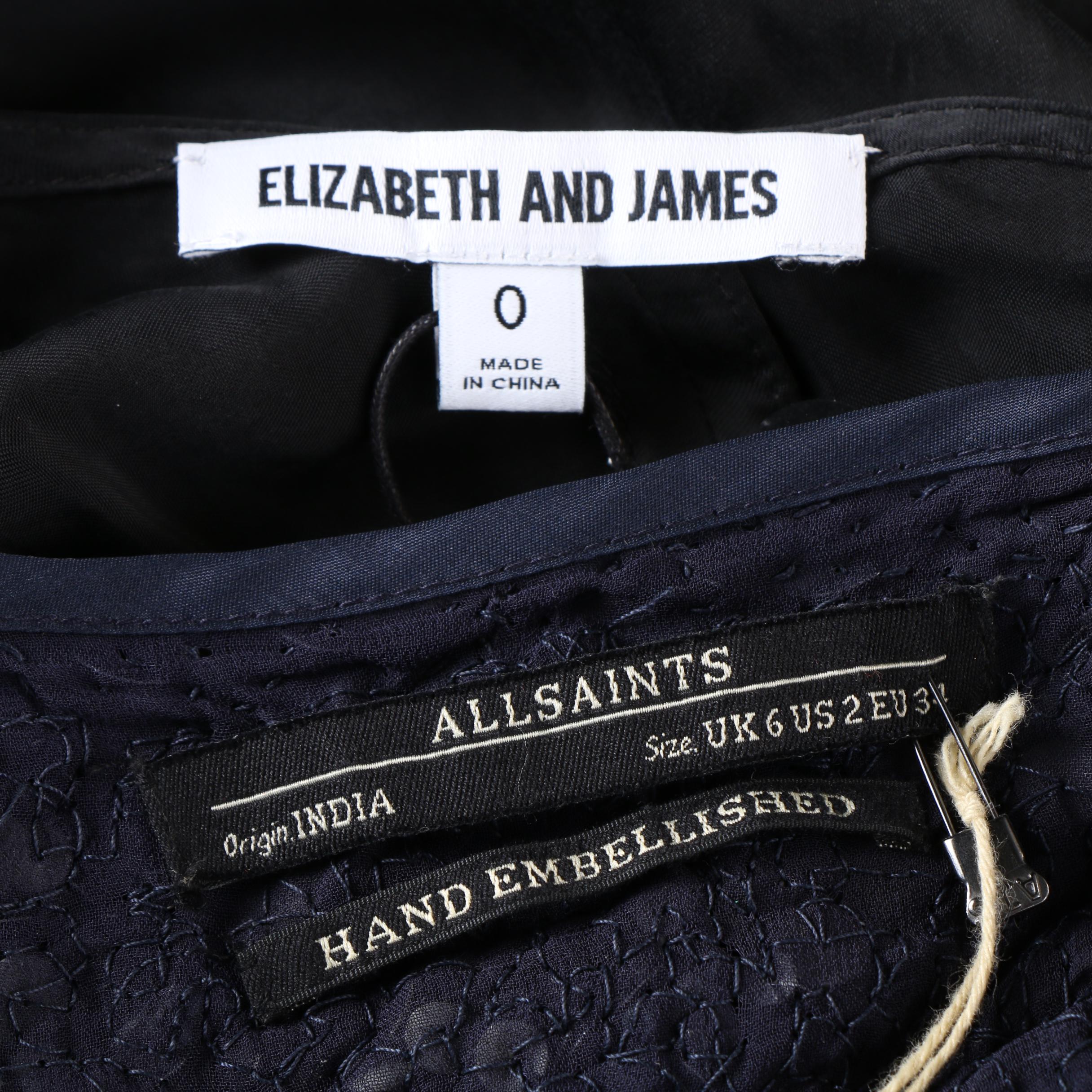 Women's Allsaints and Elizabeth and James Blouses