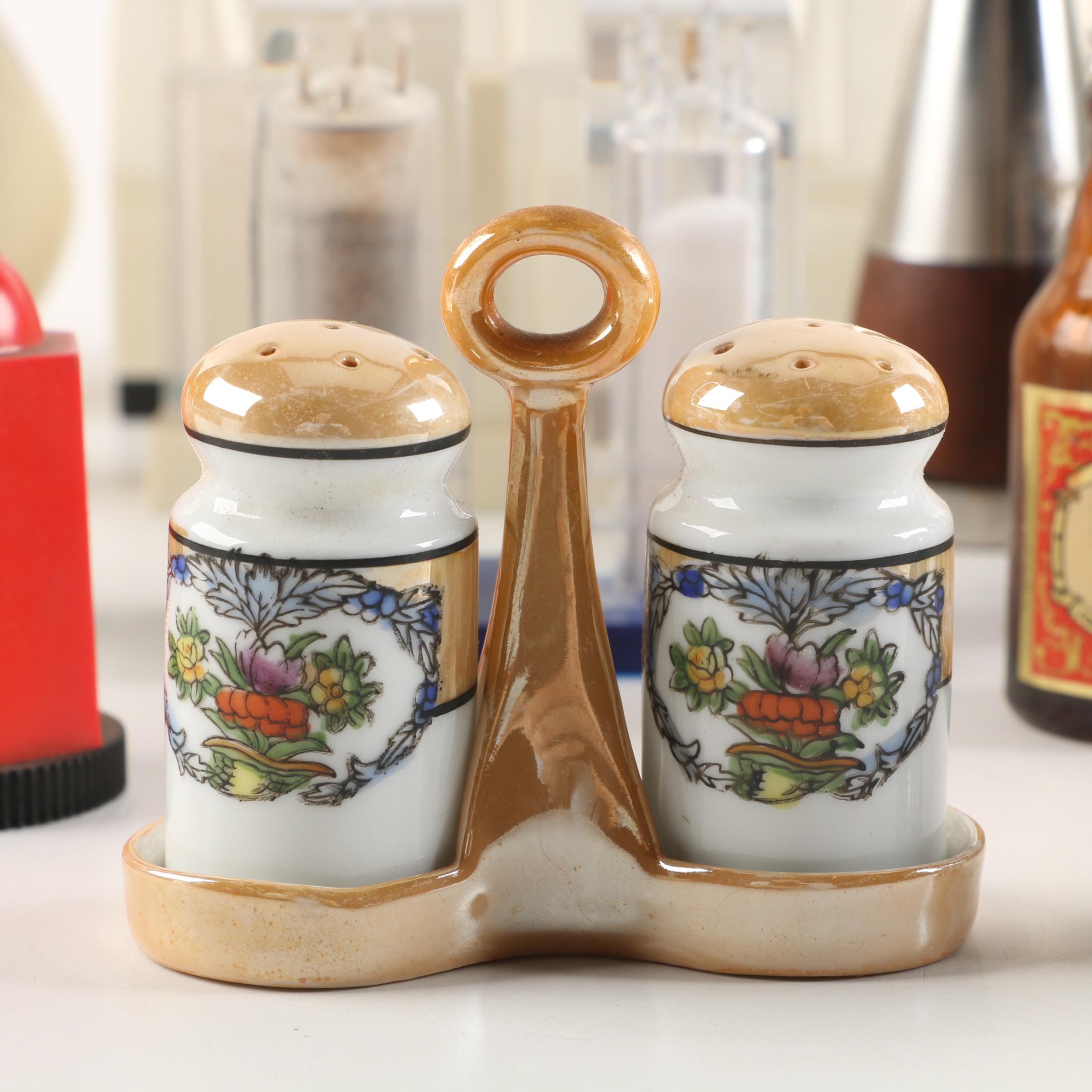 Mid Century Salt & Pepper Shakers including Danish Modern and Figurative