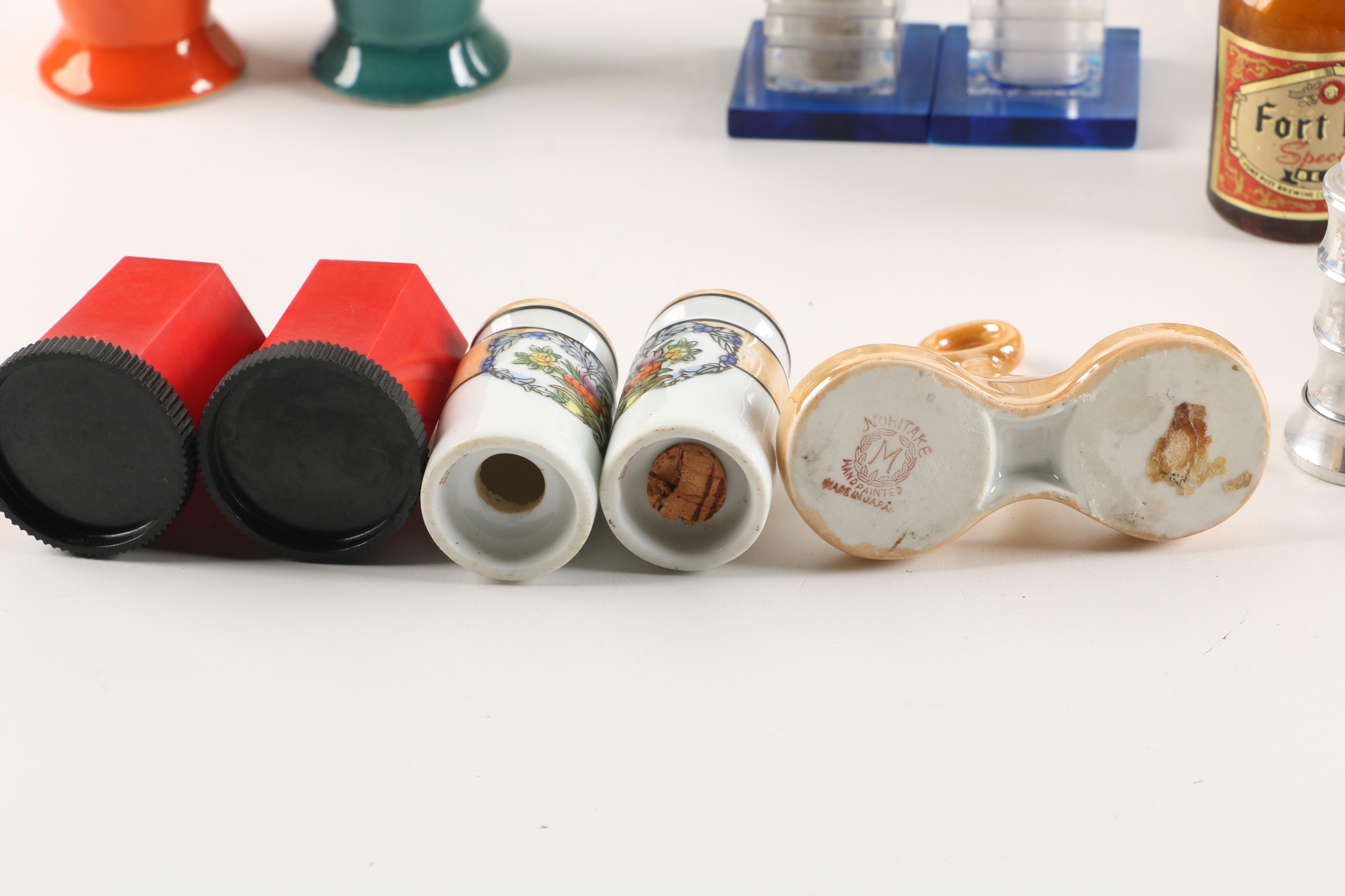 Mid Century Salt & Pepper Shakers including Danish Modern and Figurative