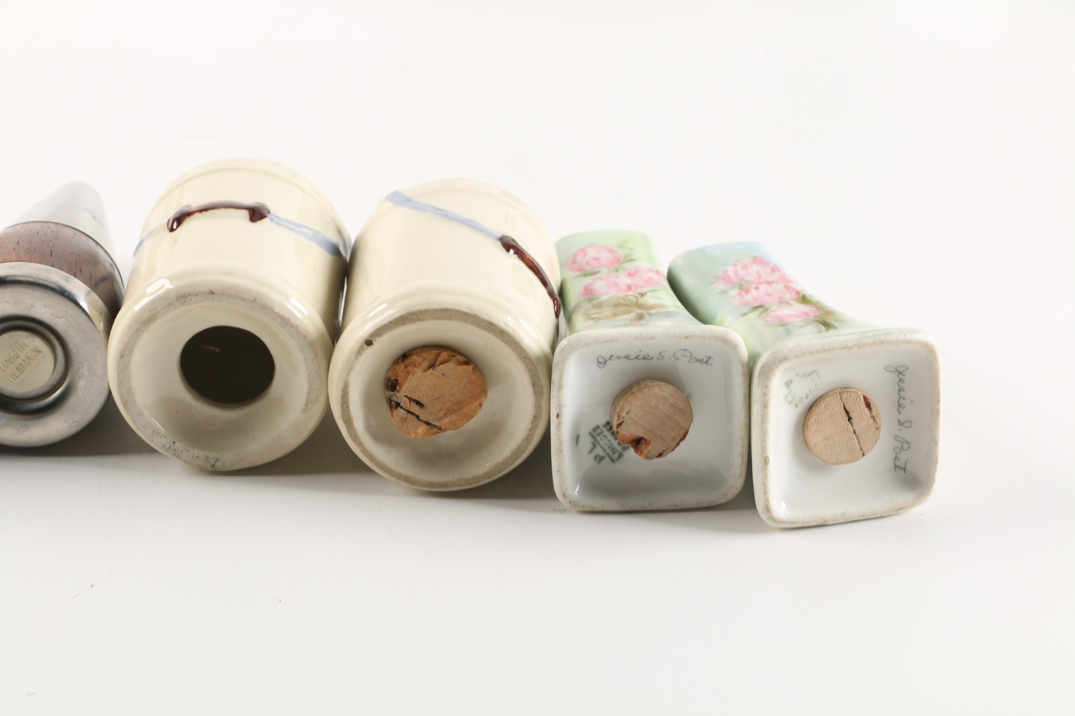 Mid Century Salt & Pepper Shakers including Danish Modern and Figurative