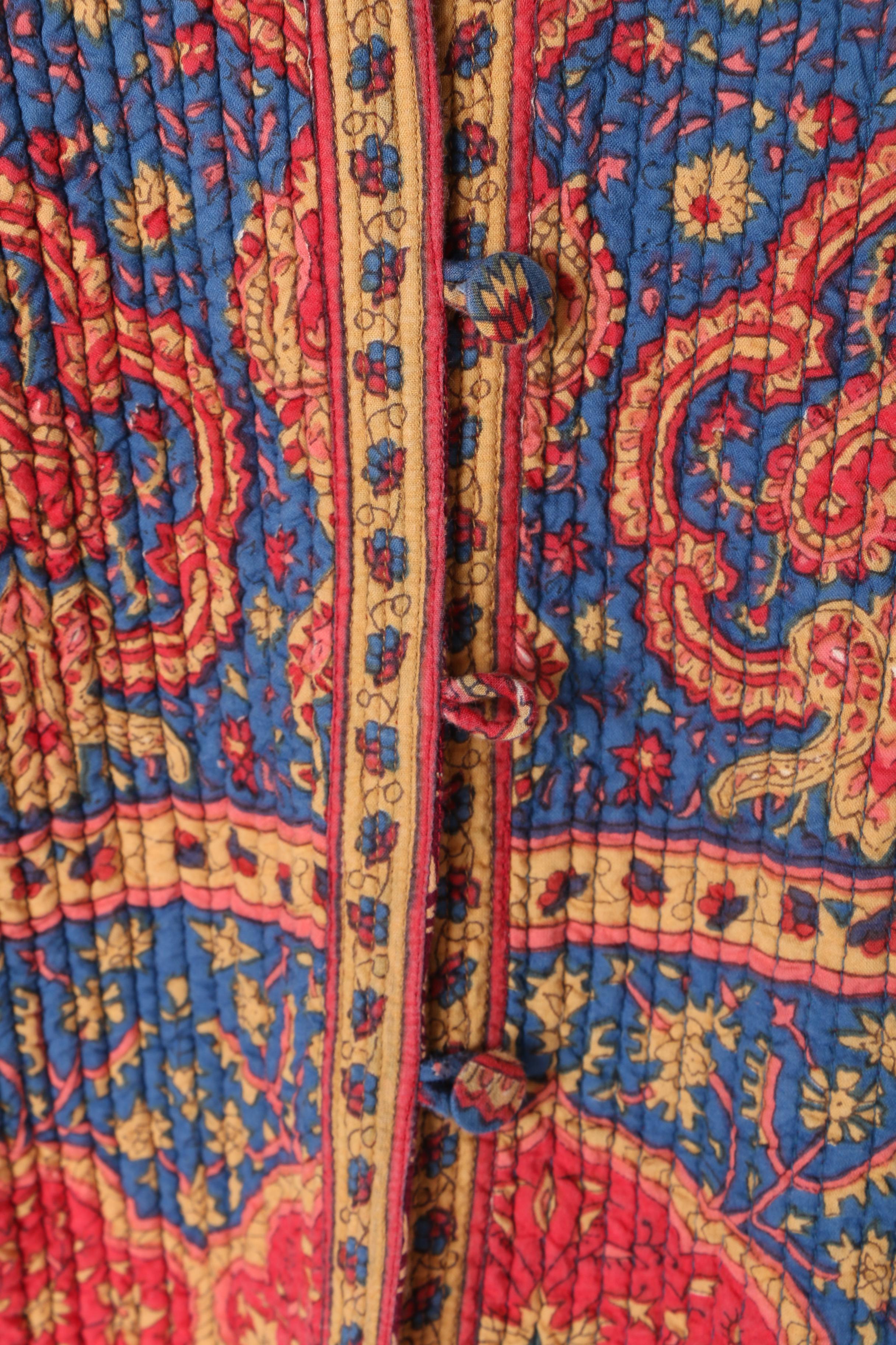 Vintage Printed Quilted Jackets Including Reversible with Mink Fur Trim