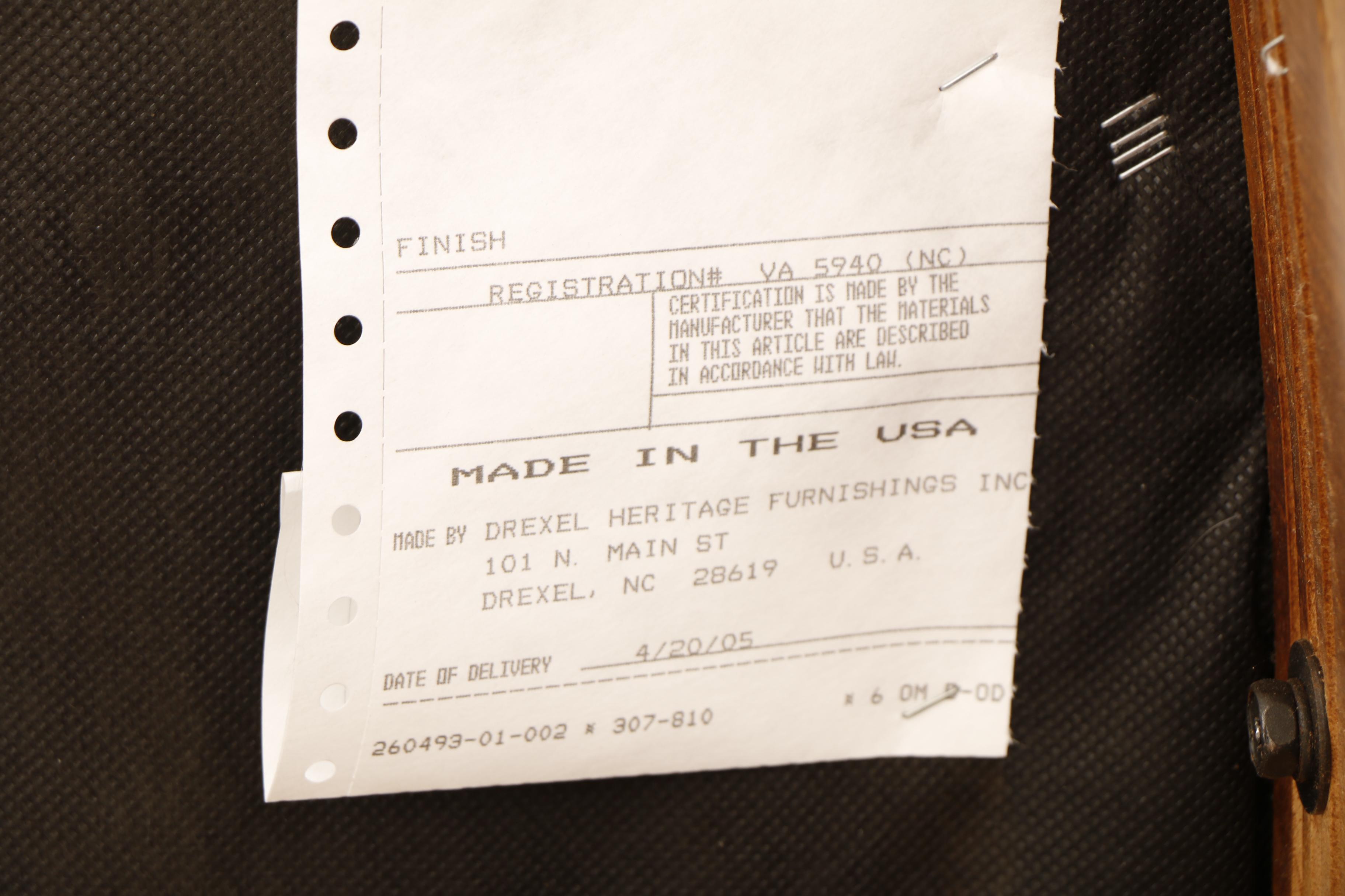 Dining Table and Chairs by Drexel Heritage