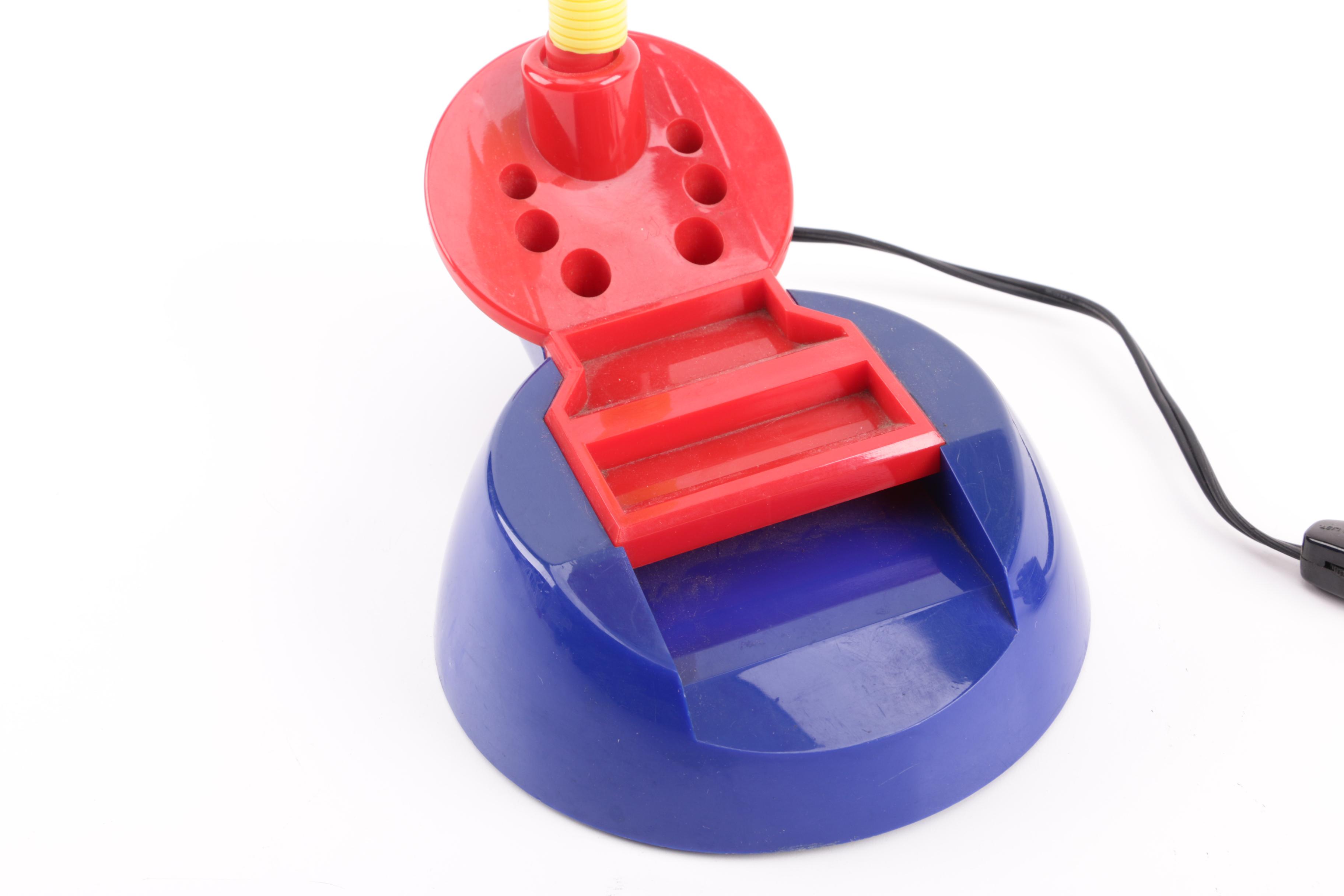 Primary Colors Gooseneck Organizer Desk Lamp