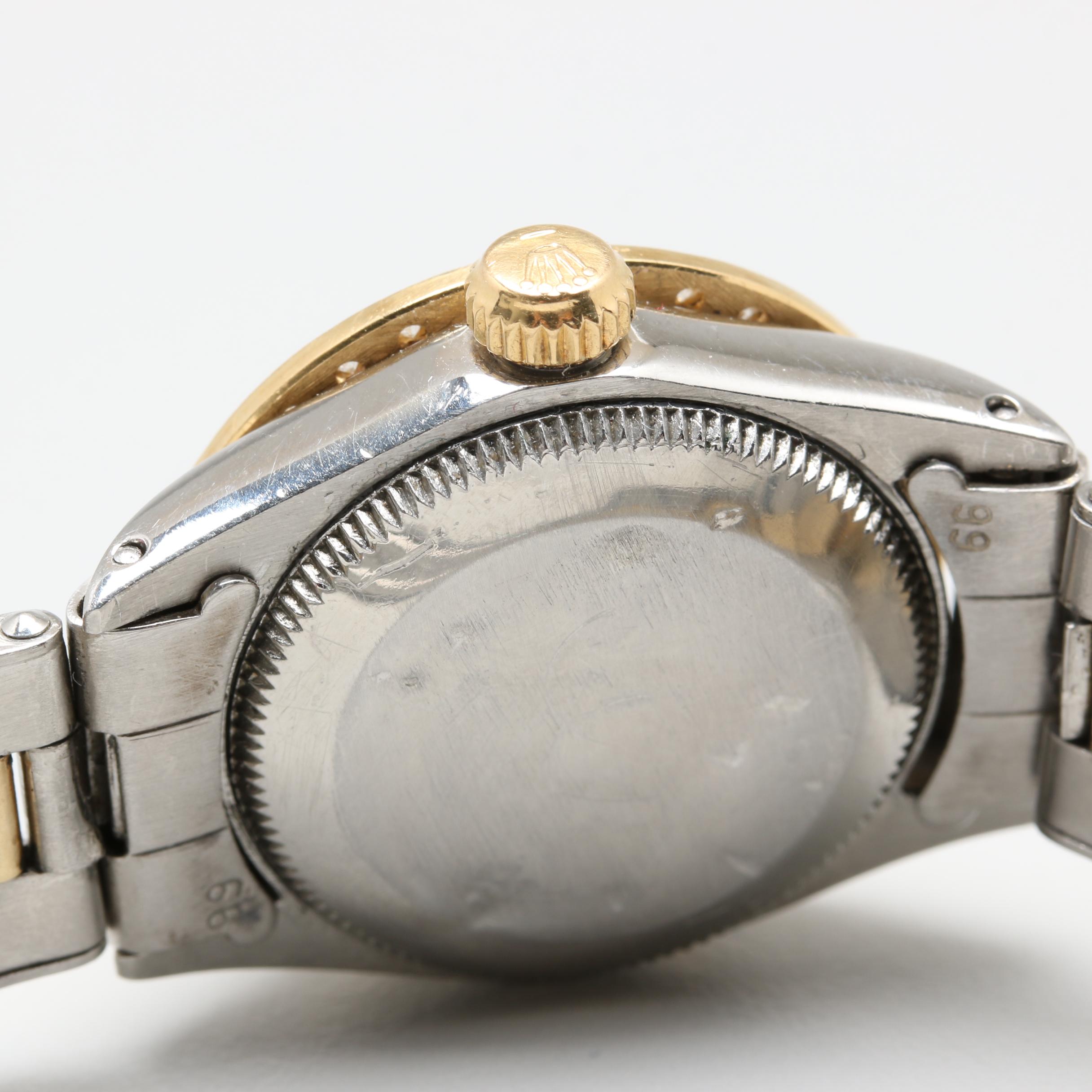 1966 Rolex Oyster Datejust Stainless, 14K and 18K Gold Diamond Watch