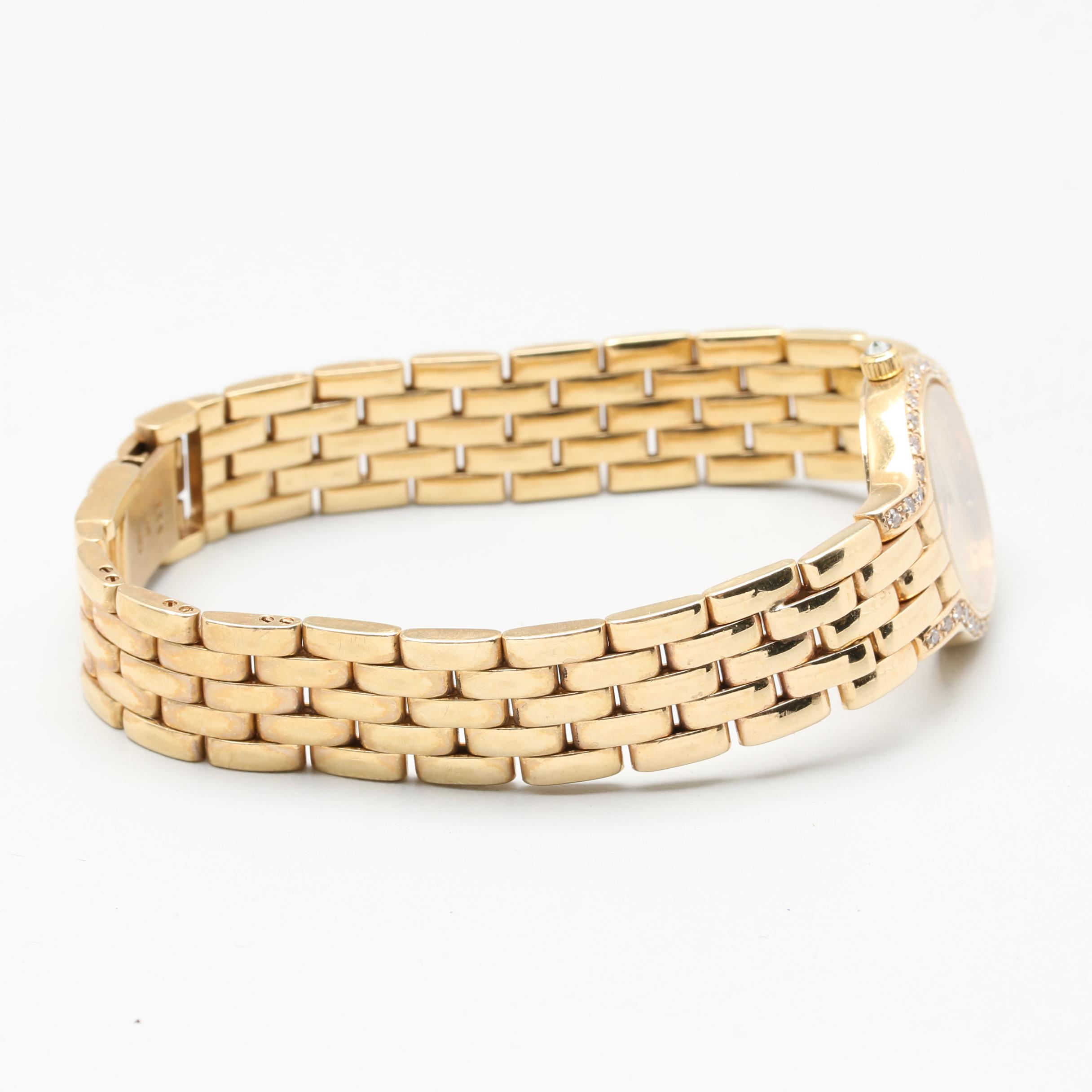 Concord 14K Yellow Gold Diamond Watch