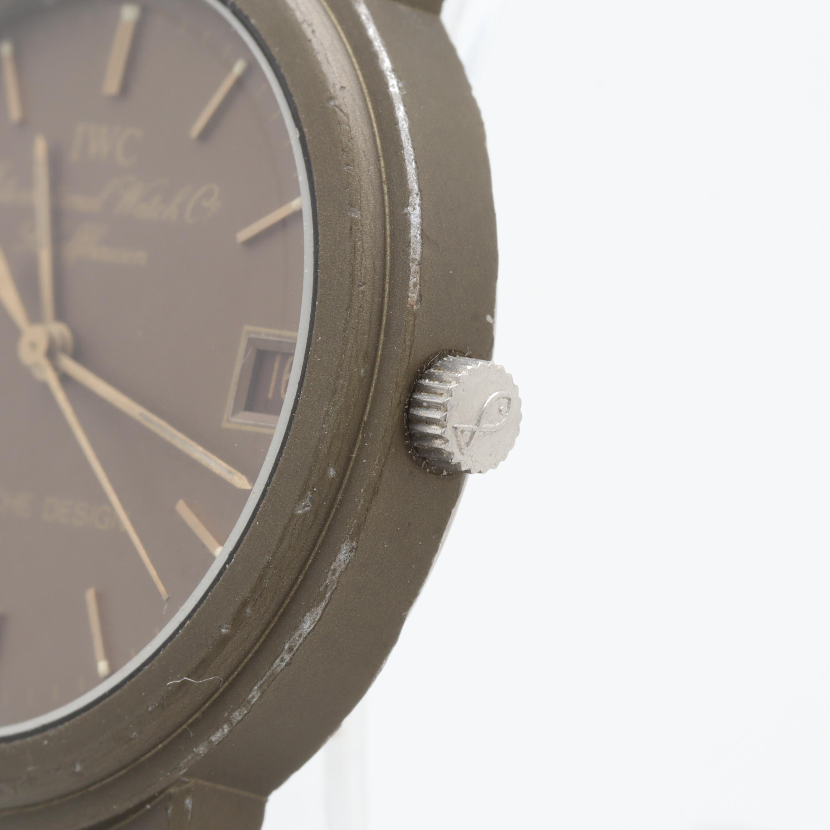 International Watch Co. Schaffhausen Porshe Design Titanium and Steel Watch