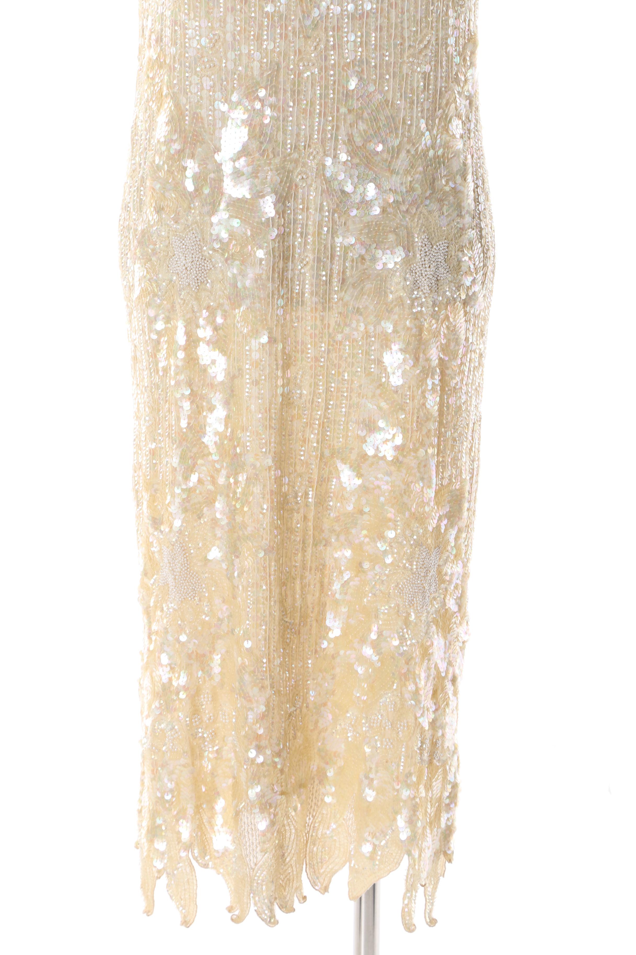 Women's Vintage Metamorphosis Embellished Silk Cocktail Dress