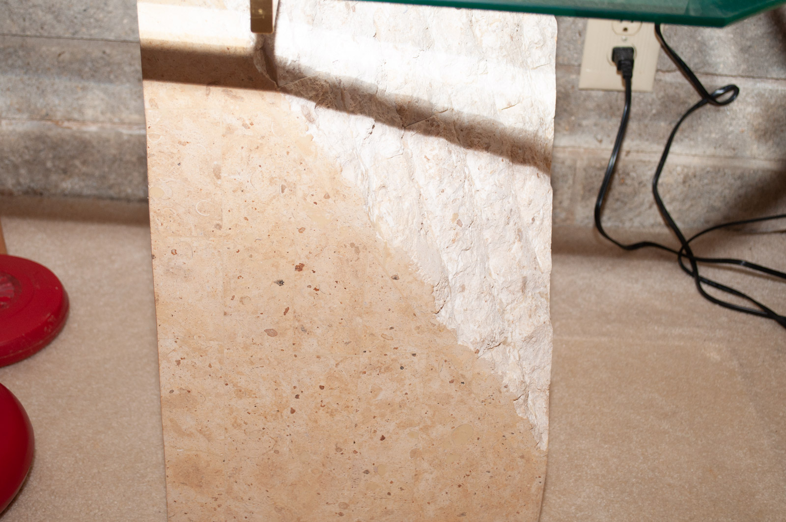 Contemporary Glass Top Side Tables