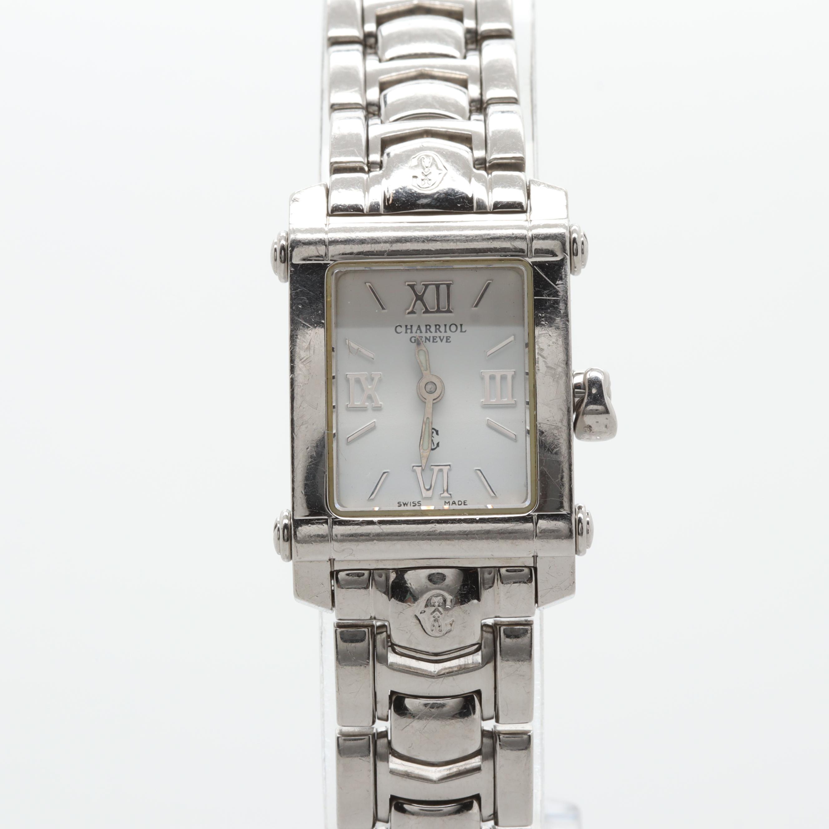 Charriol "Geneve" Swiss Made Stainless Steel Watch