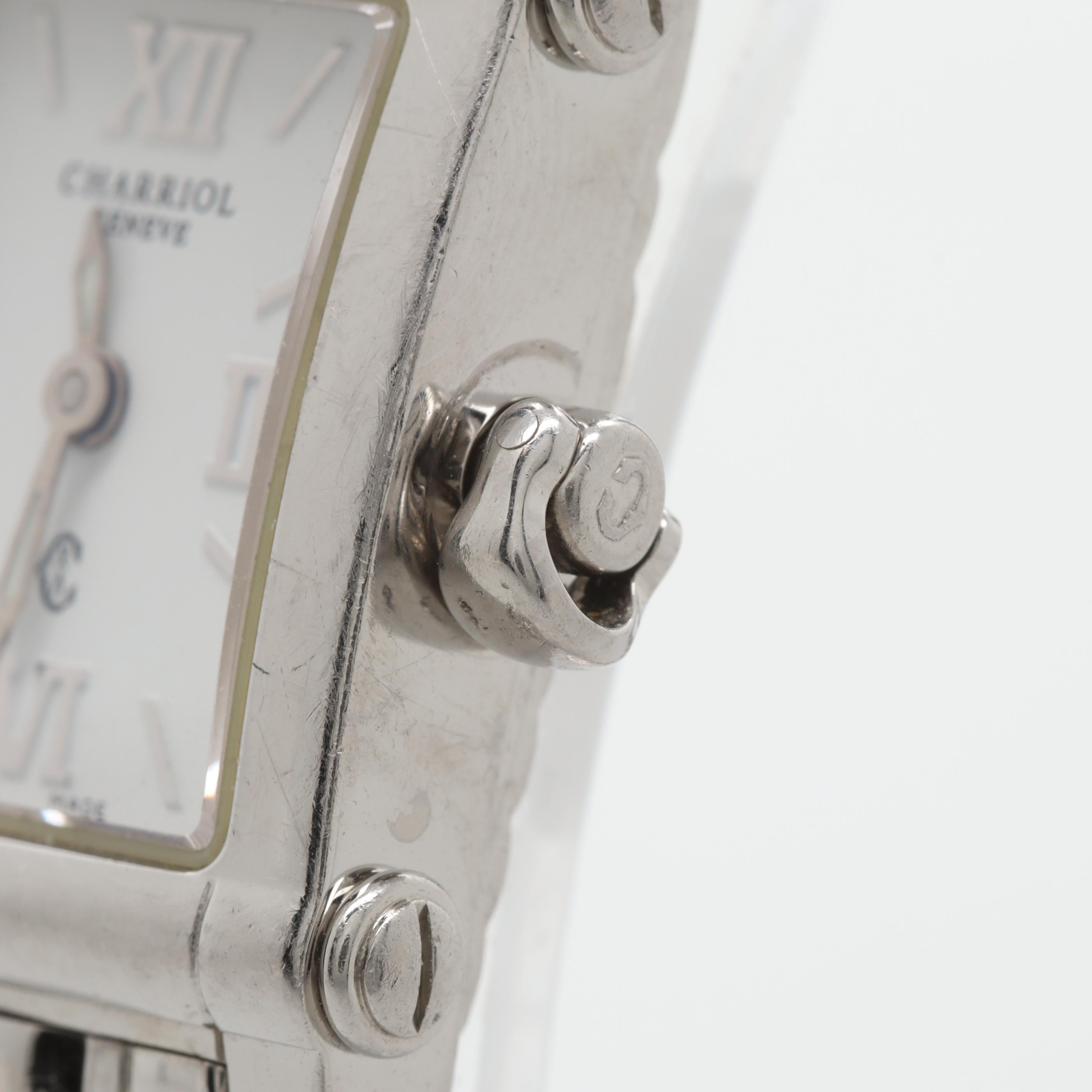 Charriol "Geneve" Swiss Made Stainless Steel Watch