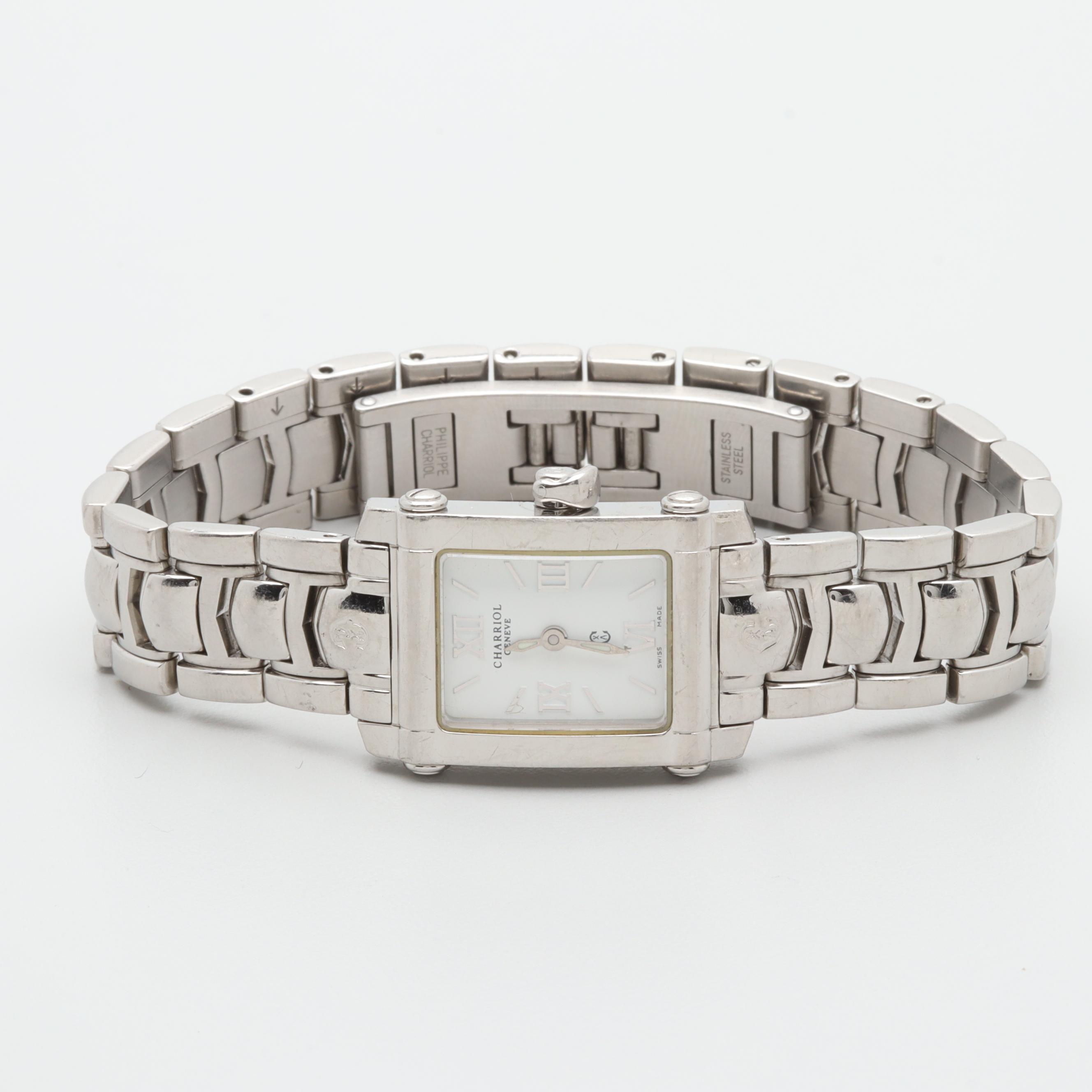 Charriol "Geneve" Swiss Made Stainless Steel Watch