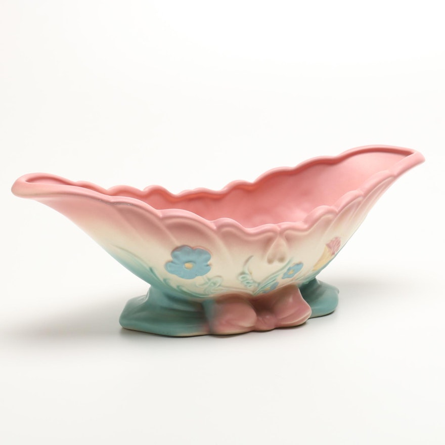 Hull Pottery "Bowknot" Console Bowl