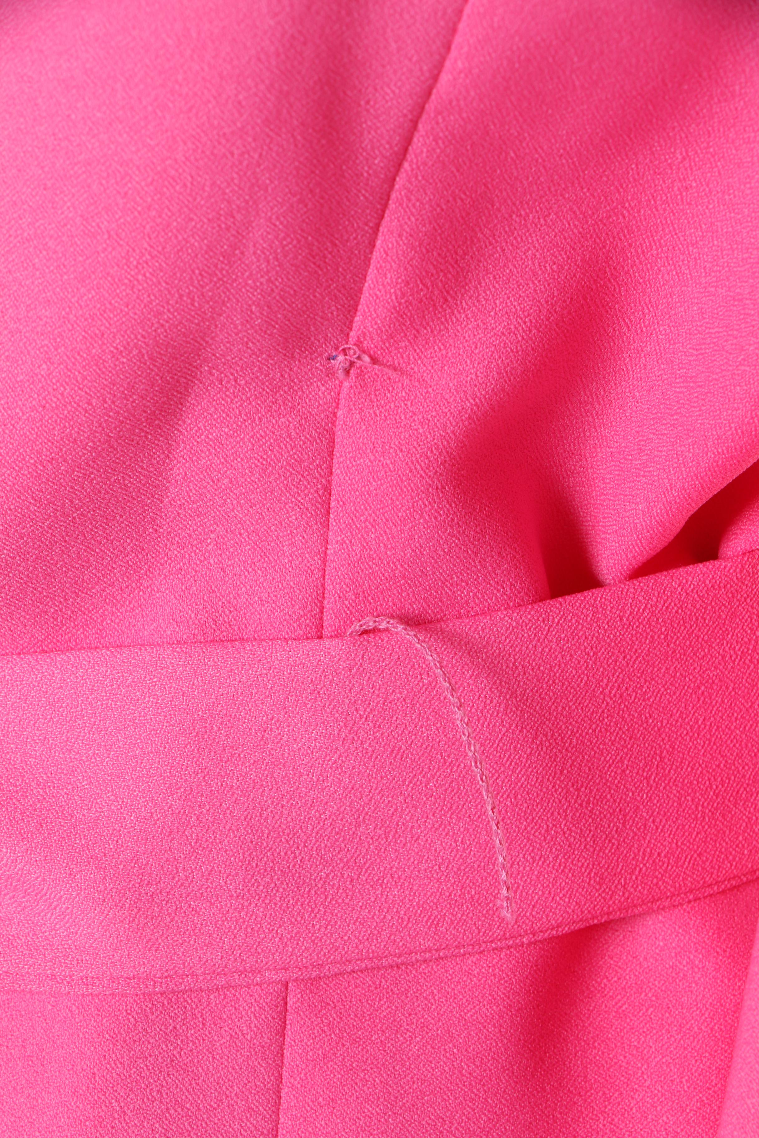 Circa 1960s Coco California Pink Tunic and Pants Evening Ensemble with Duster