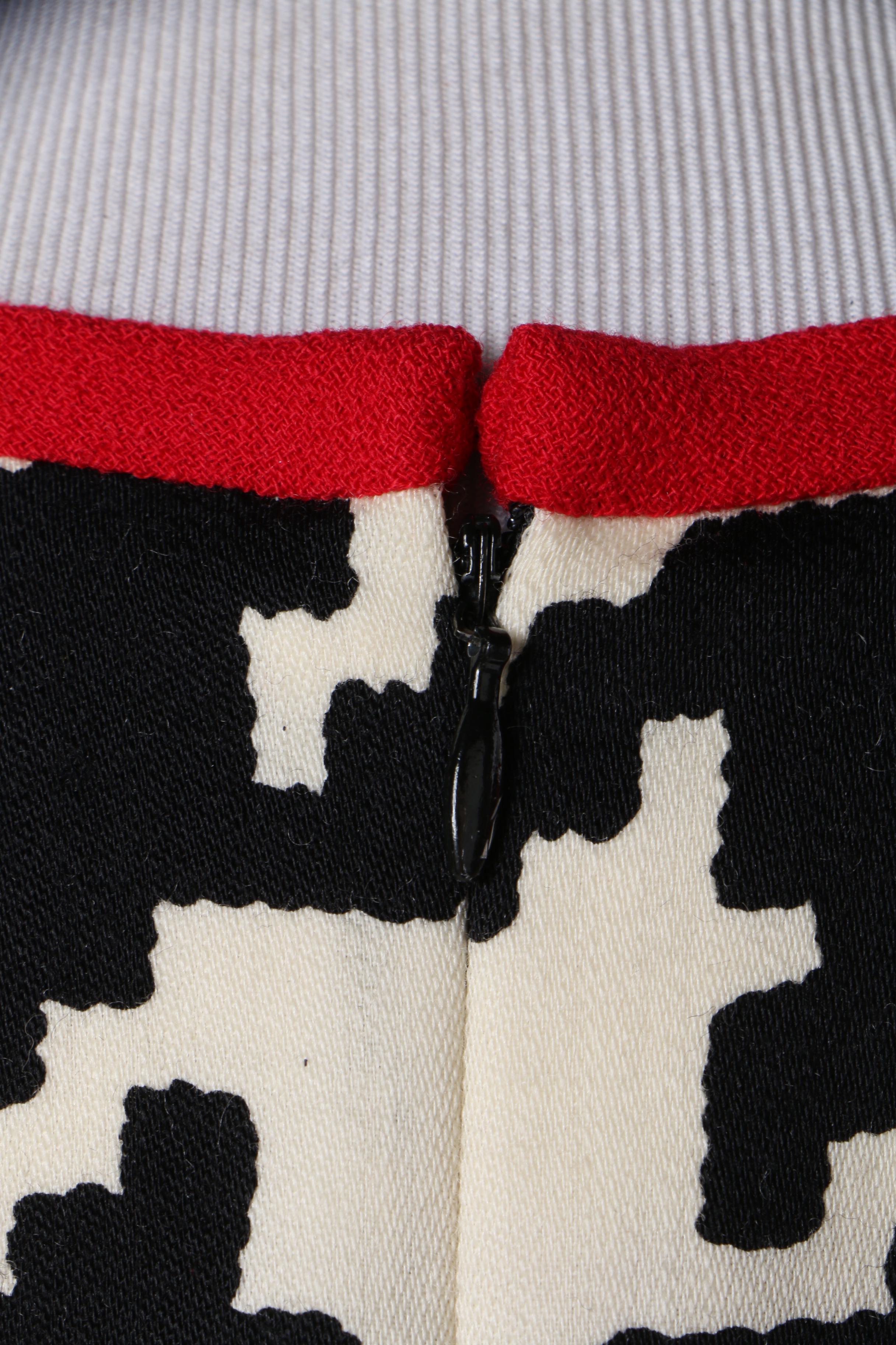 1980s Chetta B and Stanley Platos Martin Ross Wool Dresses