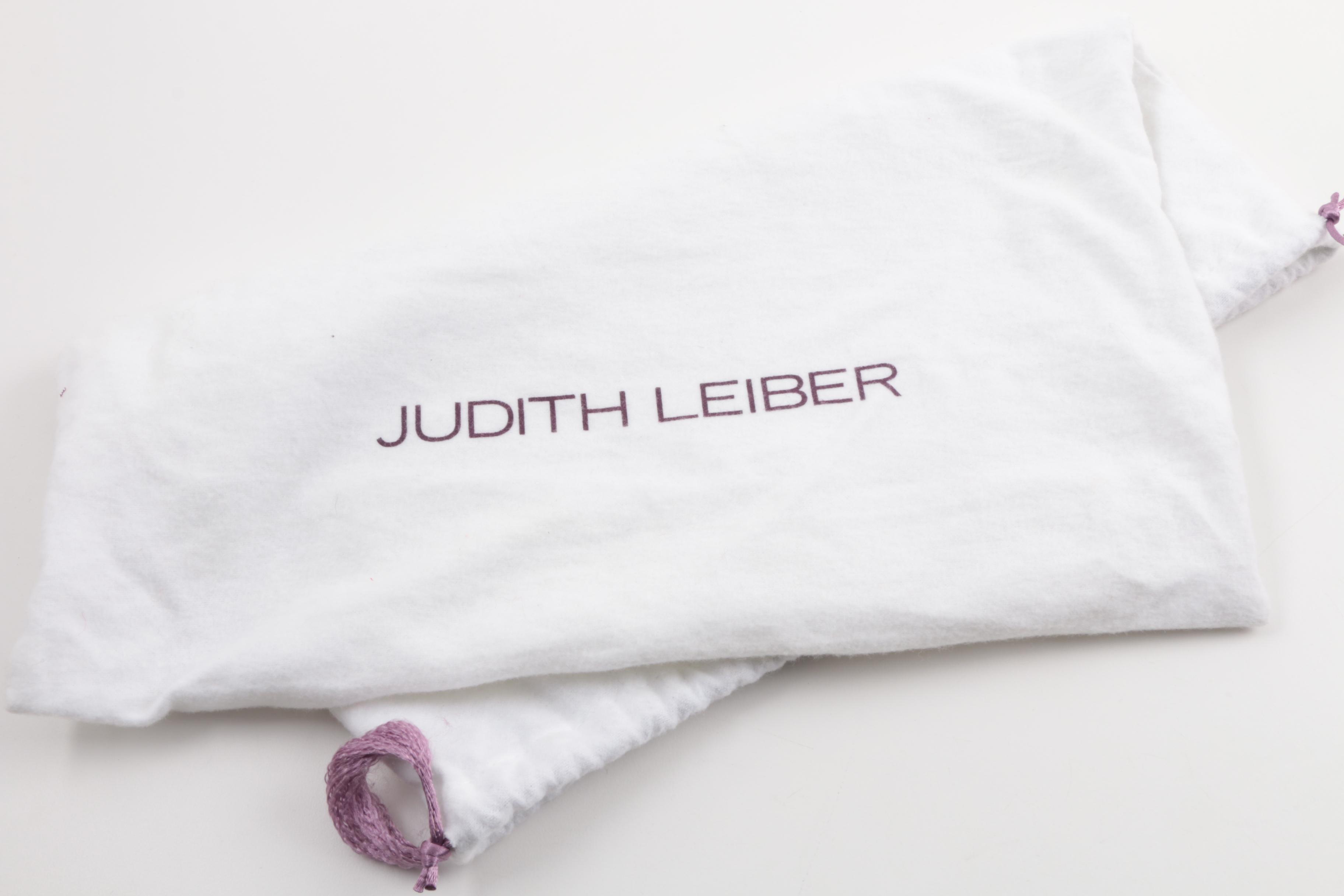 Judith Leiber New York Embellished Ombré Python Skin Clutch Purse