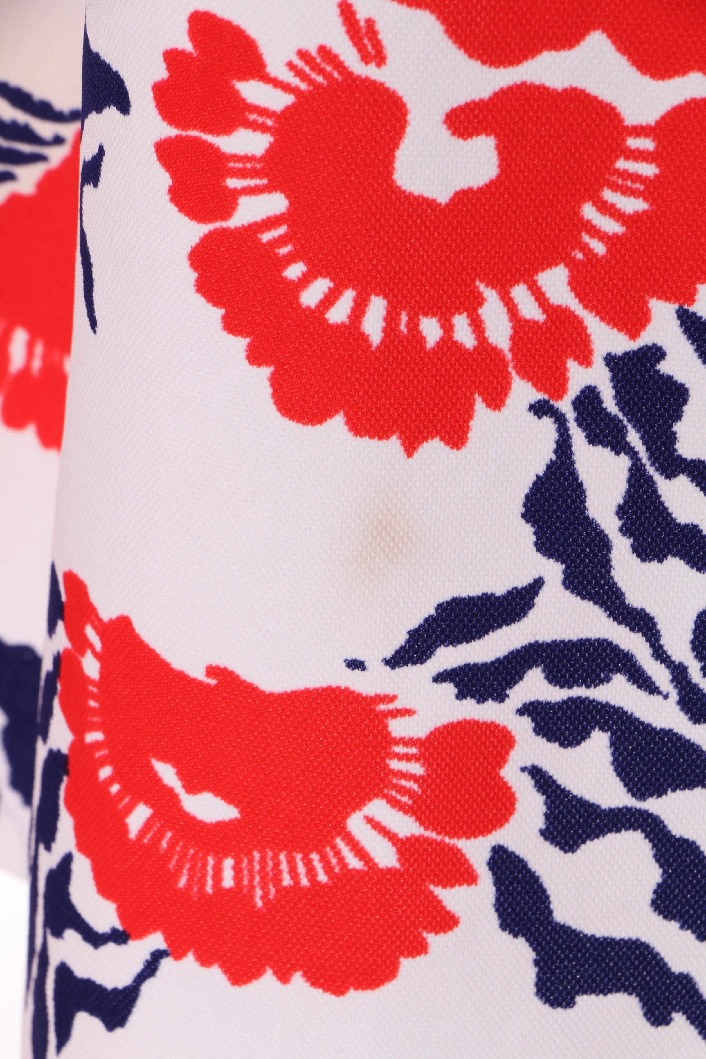 1960s Maxi Polka Dot Button Dress and Floral Leotard with Matching Midi Skirt