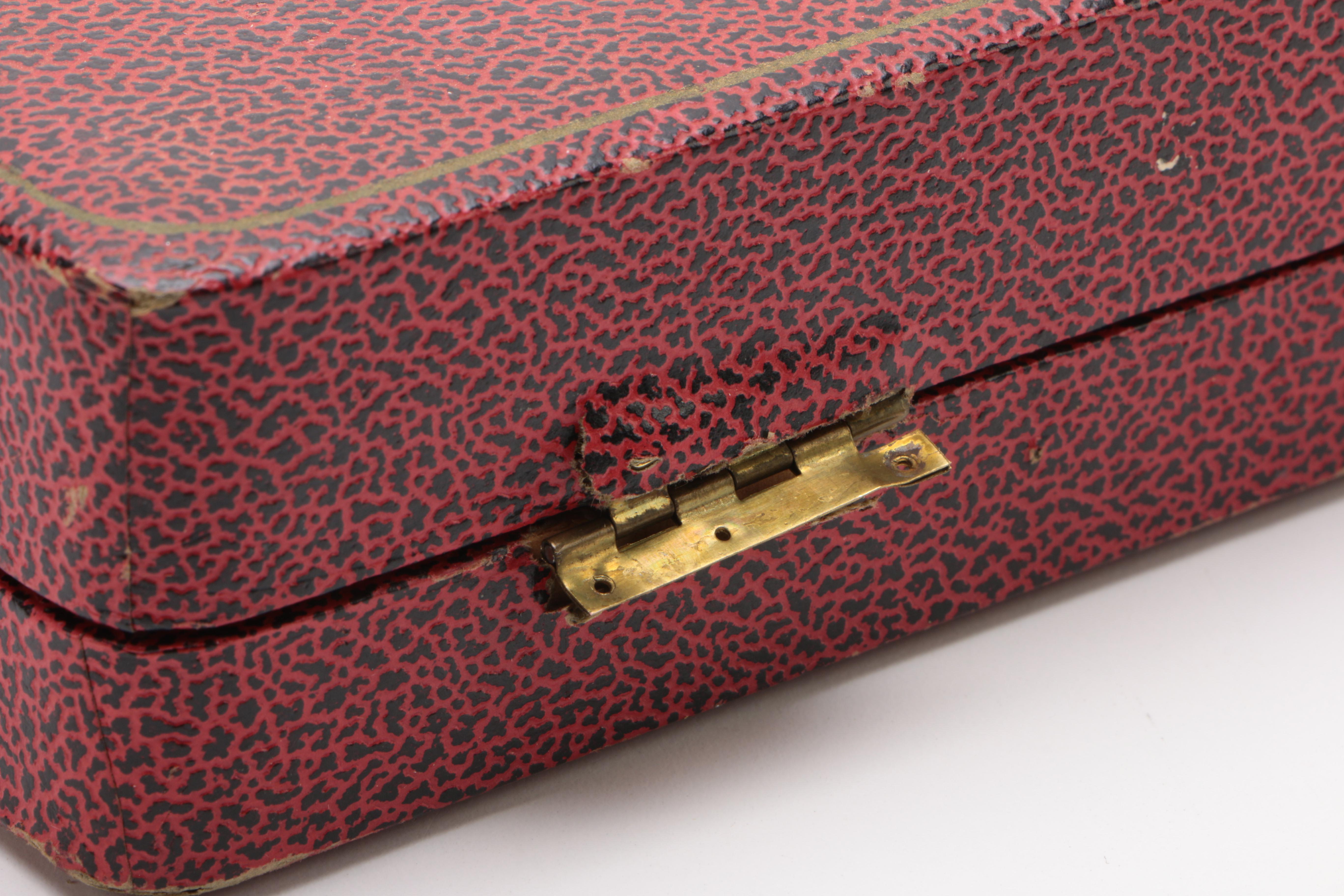 Vintage Royal Crown Derby "Old Imari" Fruit Knives and Trinket Box