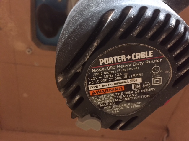 Router Table with Porter Cable "Heavy Duty" Router