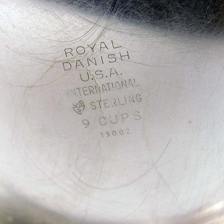 International Silver Co. "Royal Danish" Sterling Silver Tea Pot