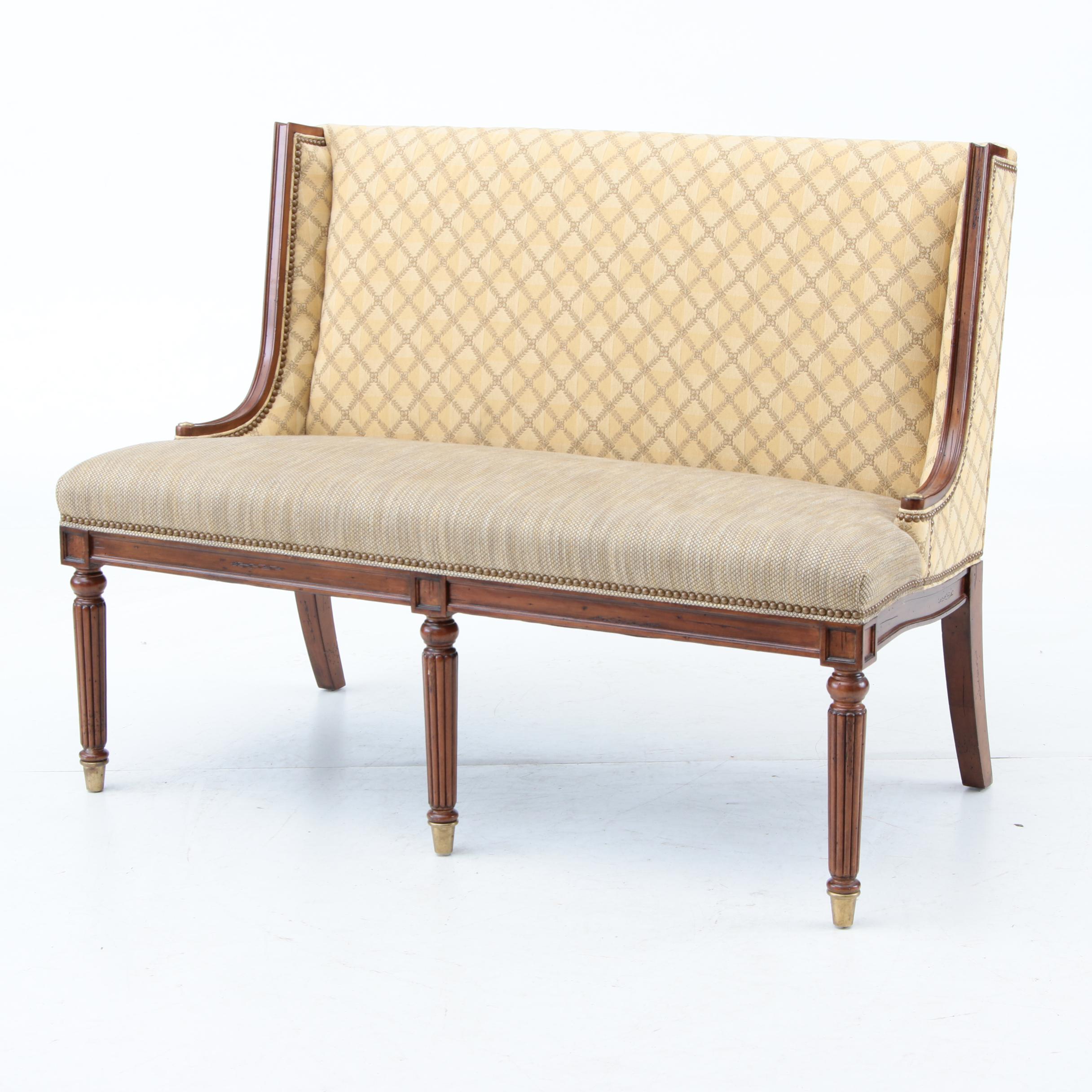 Empire Style Upholstered Love Seat by Hickory White