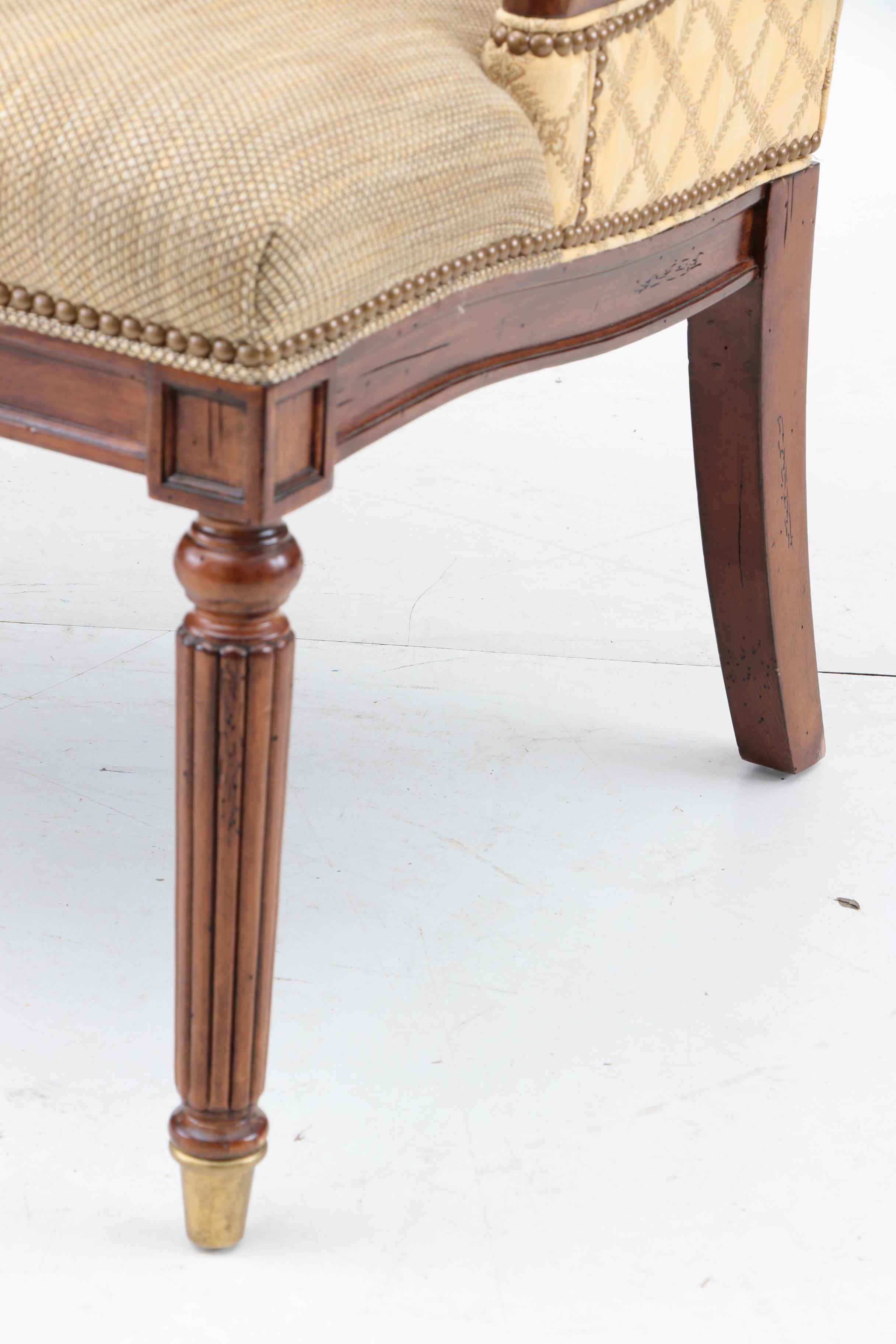 Empire Style Upholstered Love Seat by Hickory White