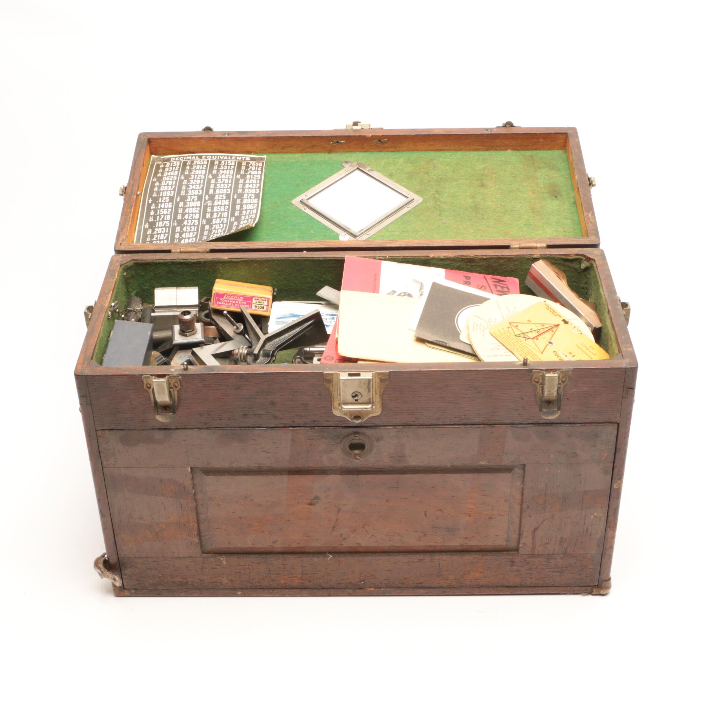 Antique Machinist's Chest
