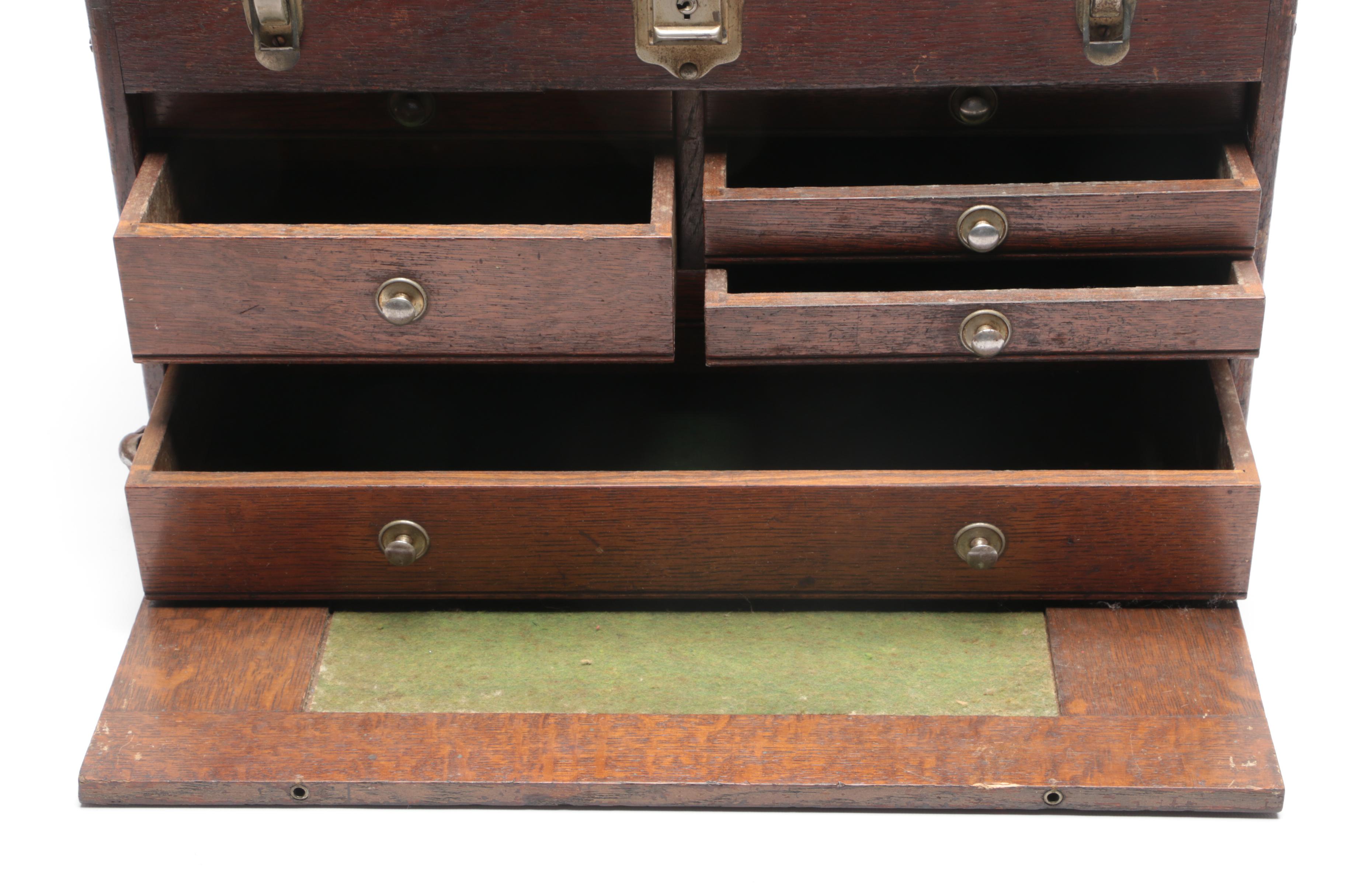 Antique Machinist's Chest