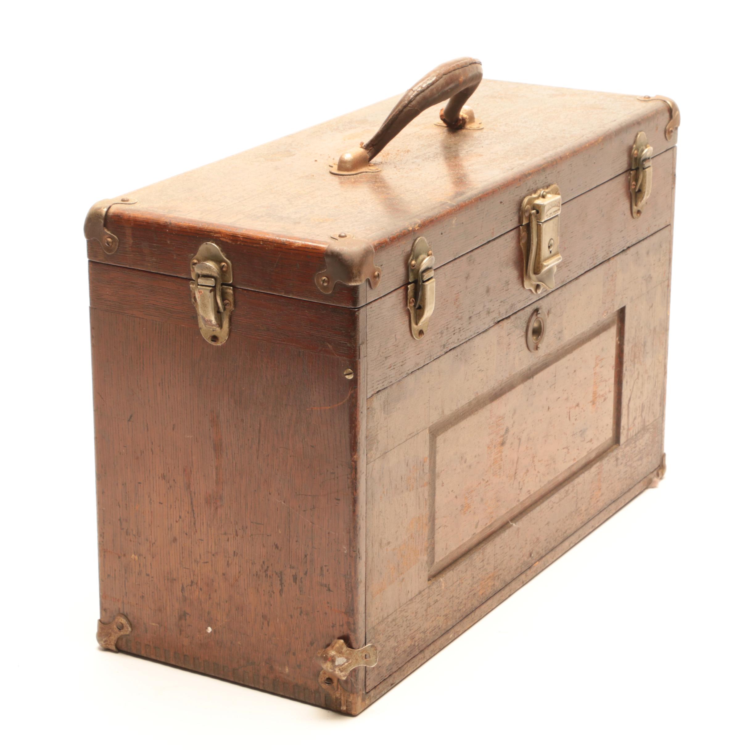 Antique Machinist's Chest