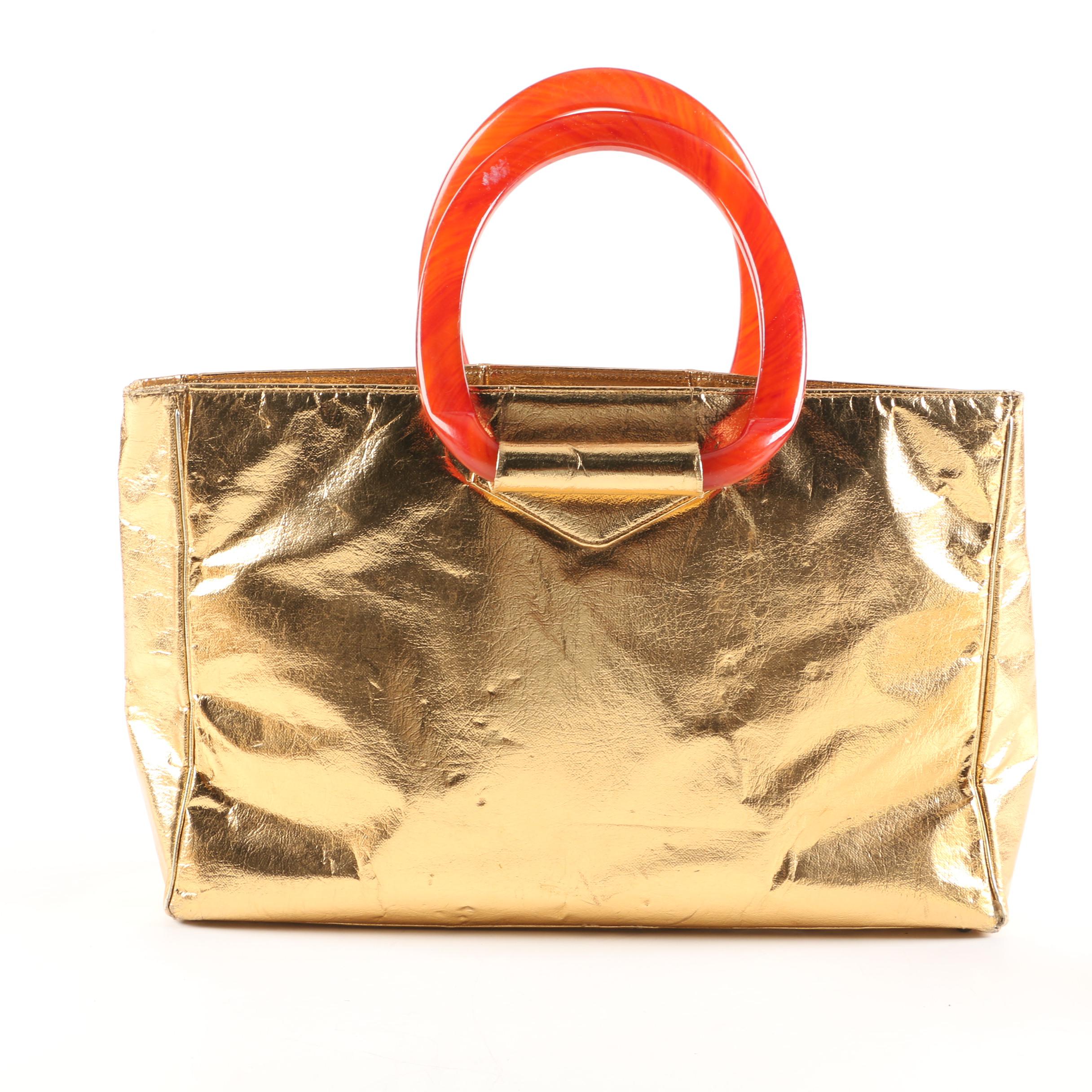 Vintage Gold Tone Handbags with Rodo, Mister Ernest and Anne Klein for Calderon