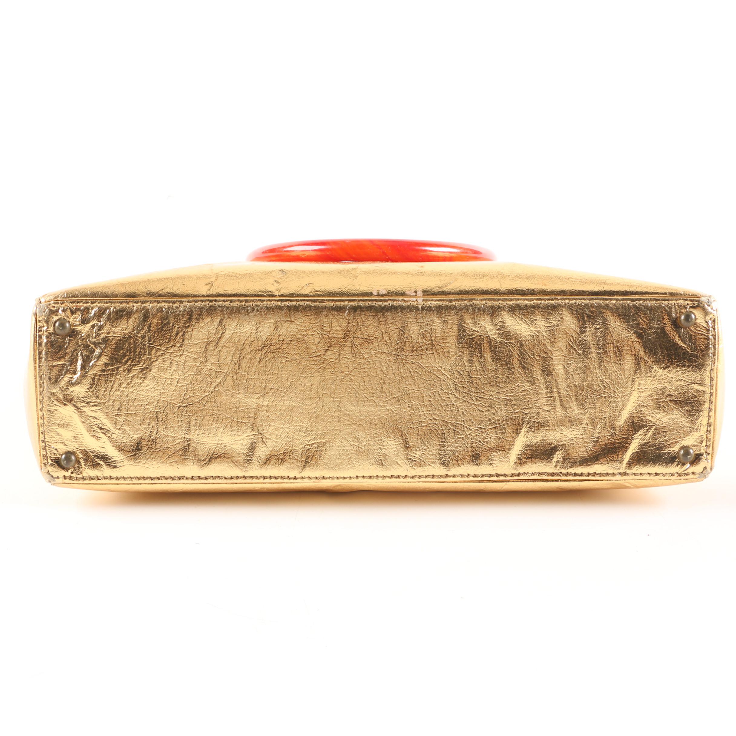 Vintage Gold Tone Handbags with Rodo, Mister Ernest and Anne Klein for Calderon