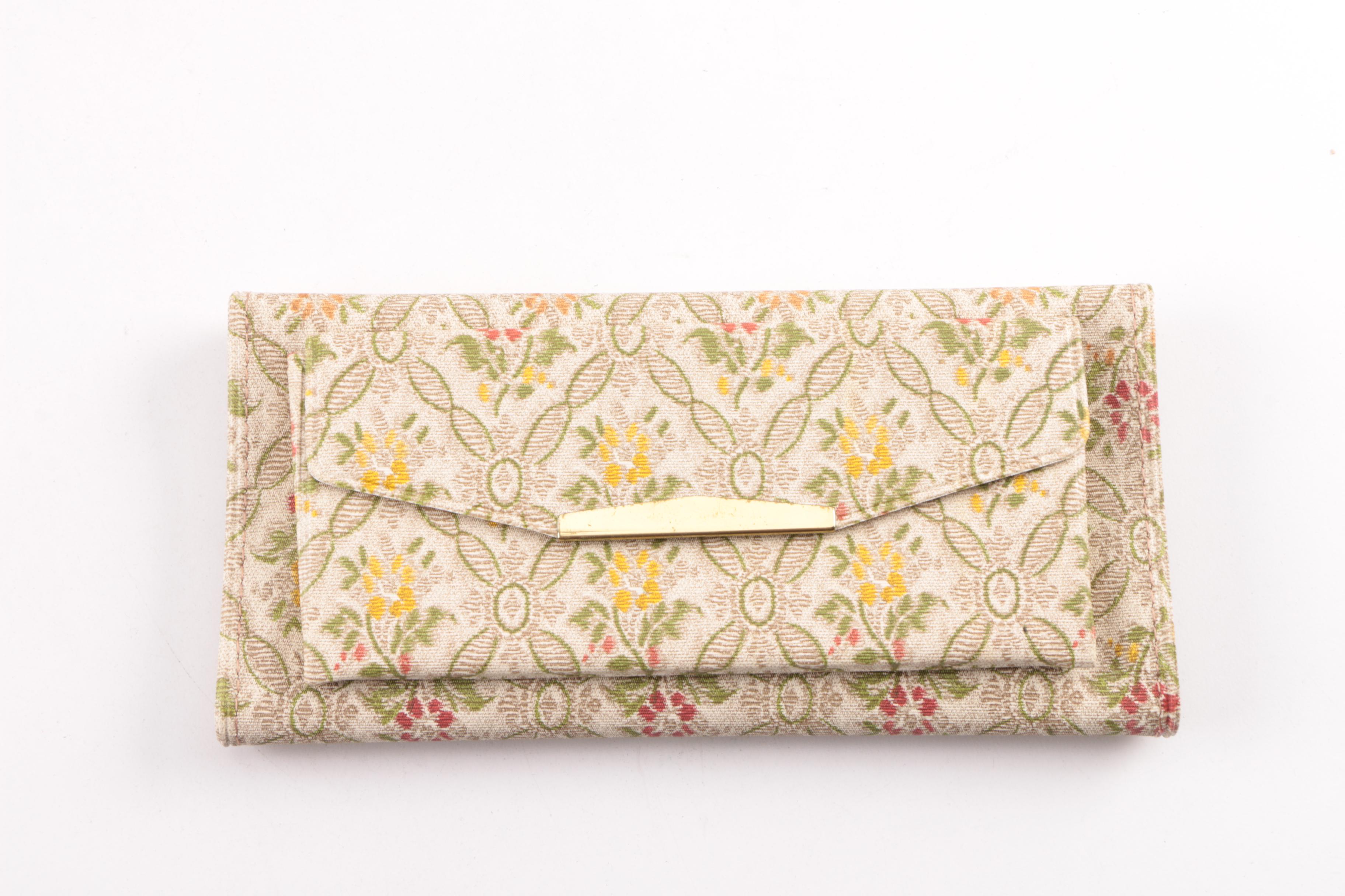 1950s Rhinestone Evening Clutch and Vintage Wallet