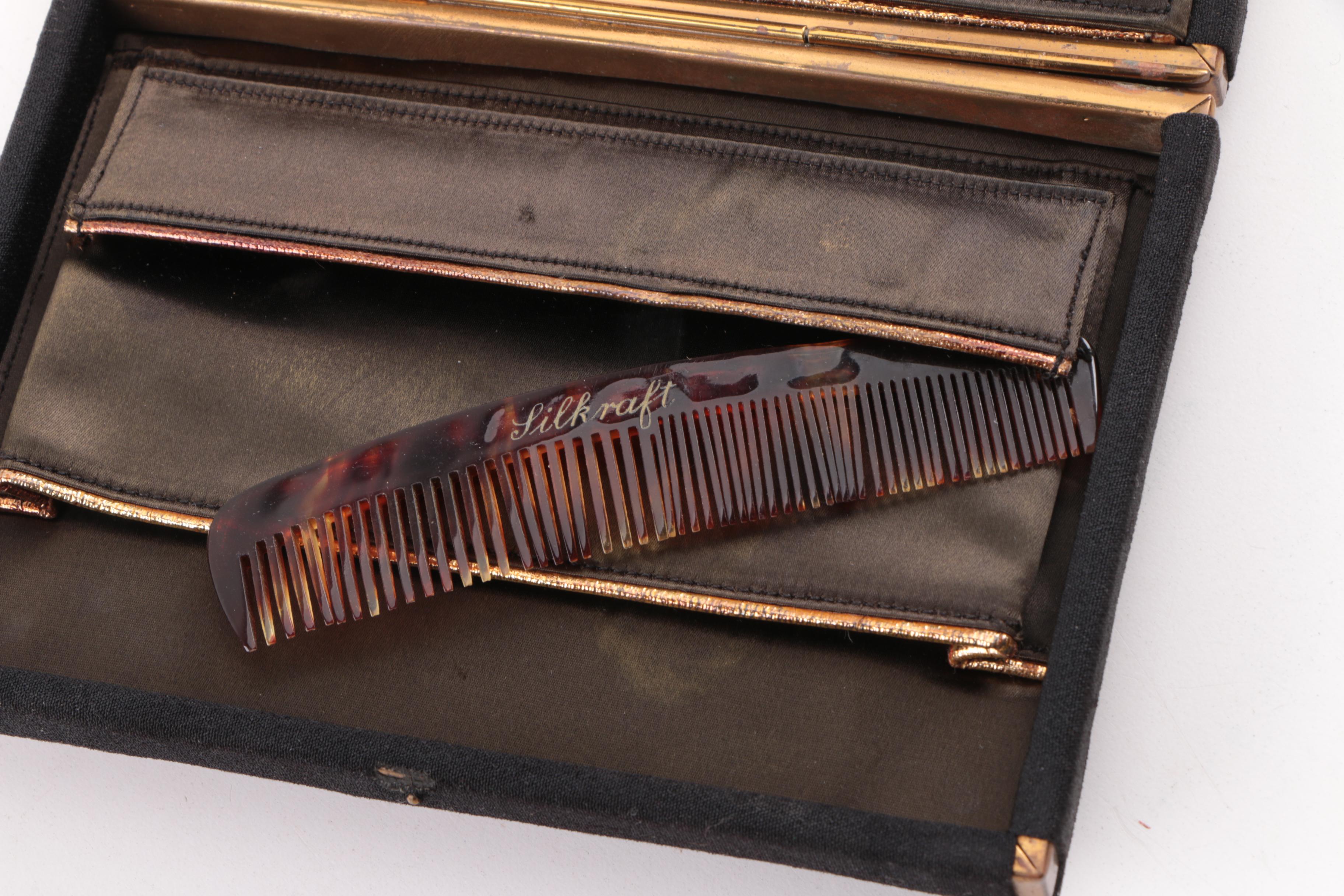 1950s Rhinestone Evening Clutch and Vintage Wallet