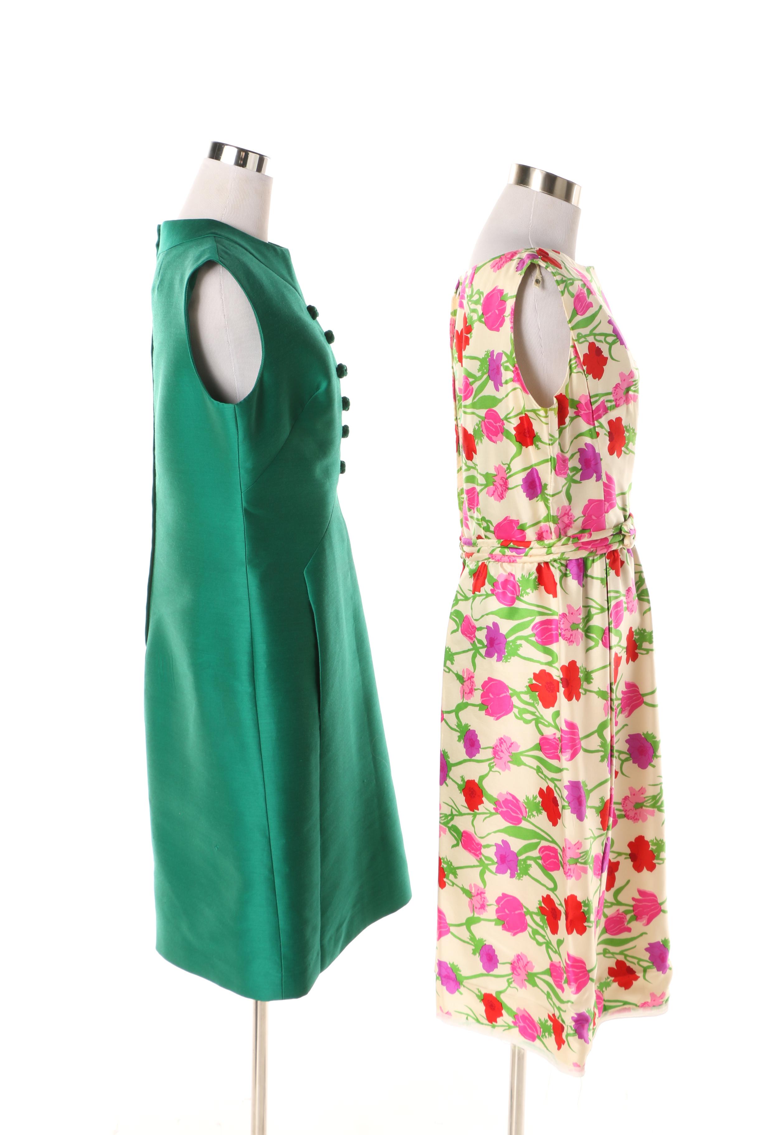 Women's 1960s Vintage Romantica by Victor Costa and Donlé Sleeveless Dresses