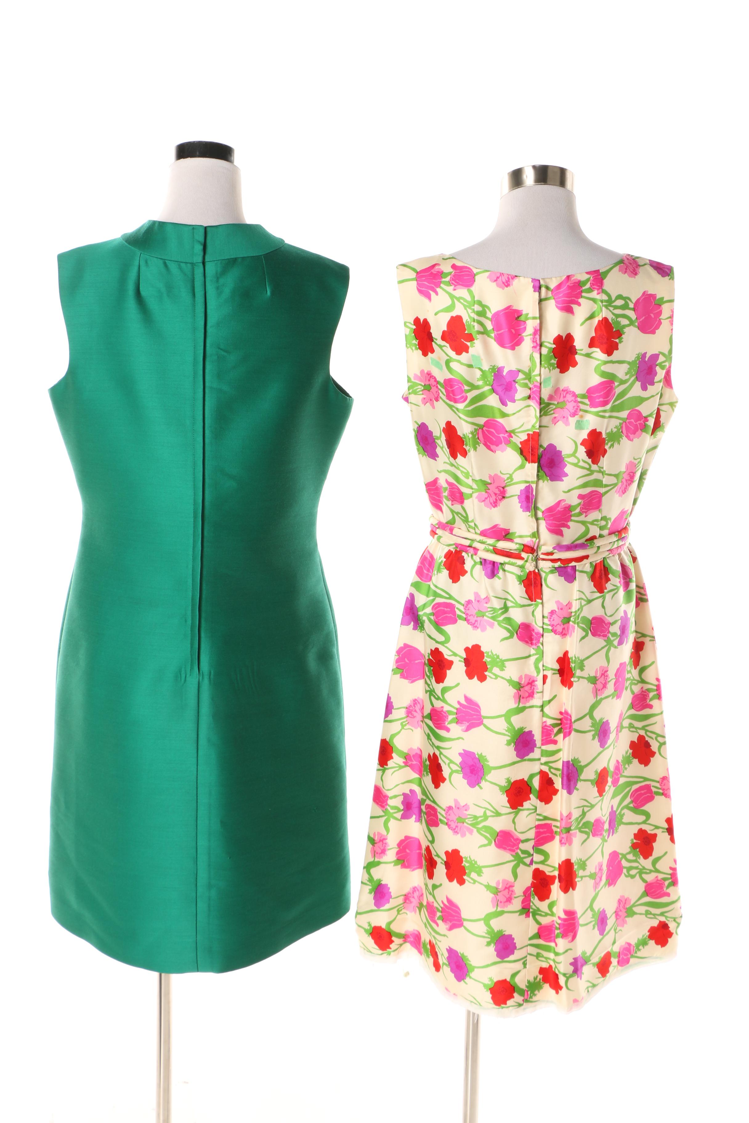 Women's 1960s Vintage Romantica by Victor Costa and Donlé Sleeveless Dresses