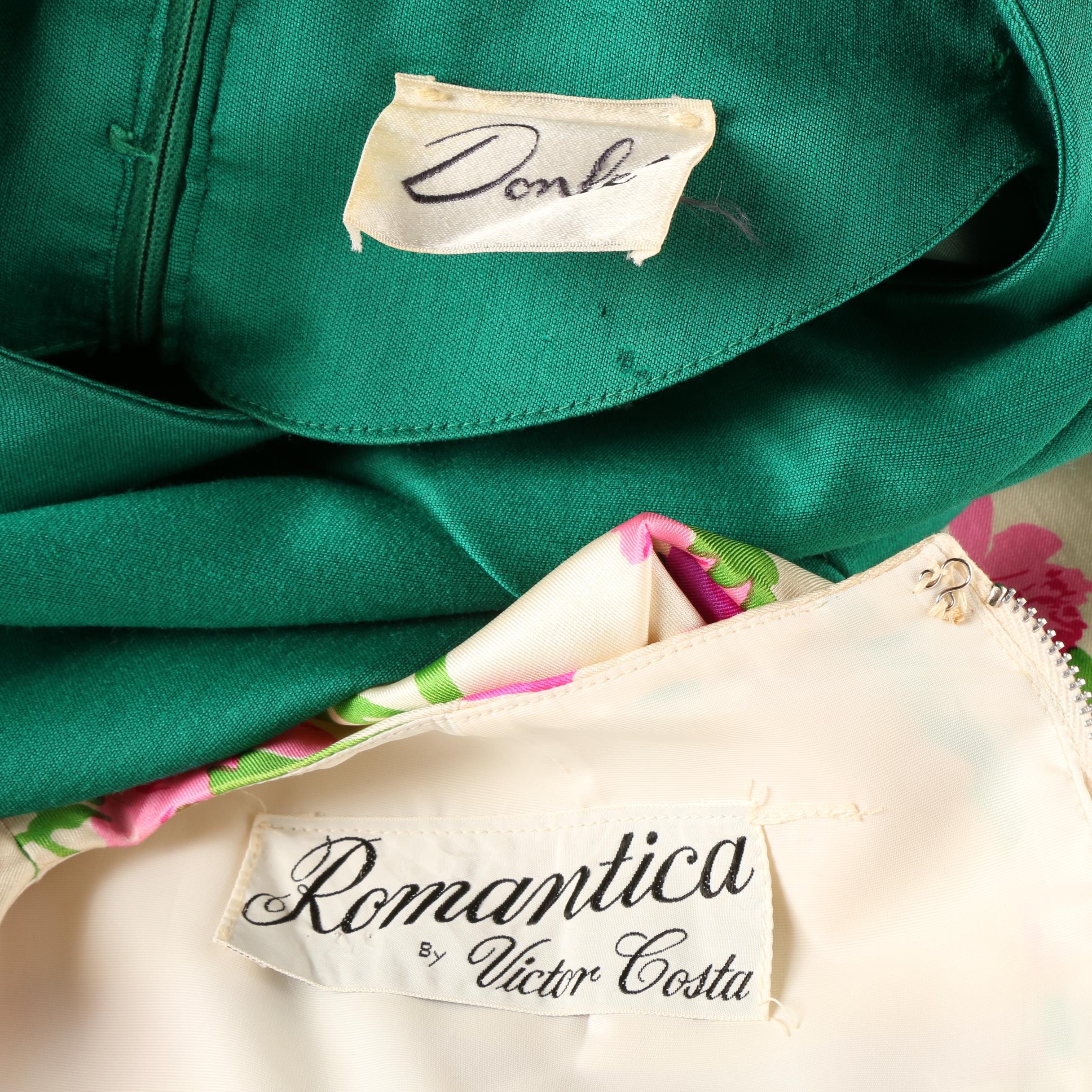 Women's 1960s Vintage Romantica by Victor Costa and Donlé Sleeveless Dresses