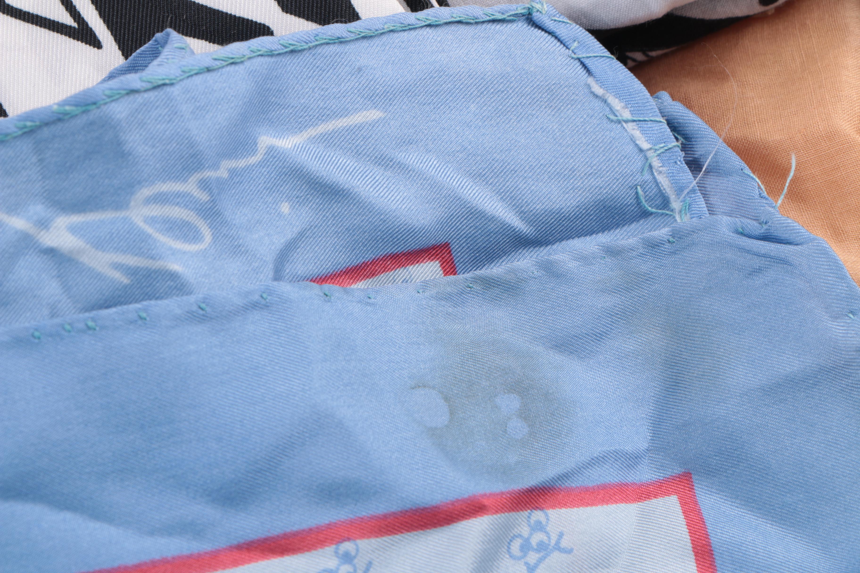 Vintage Fashion Scarves Including Ralph Lauren, J.Crew and Echo