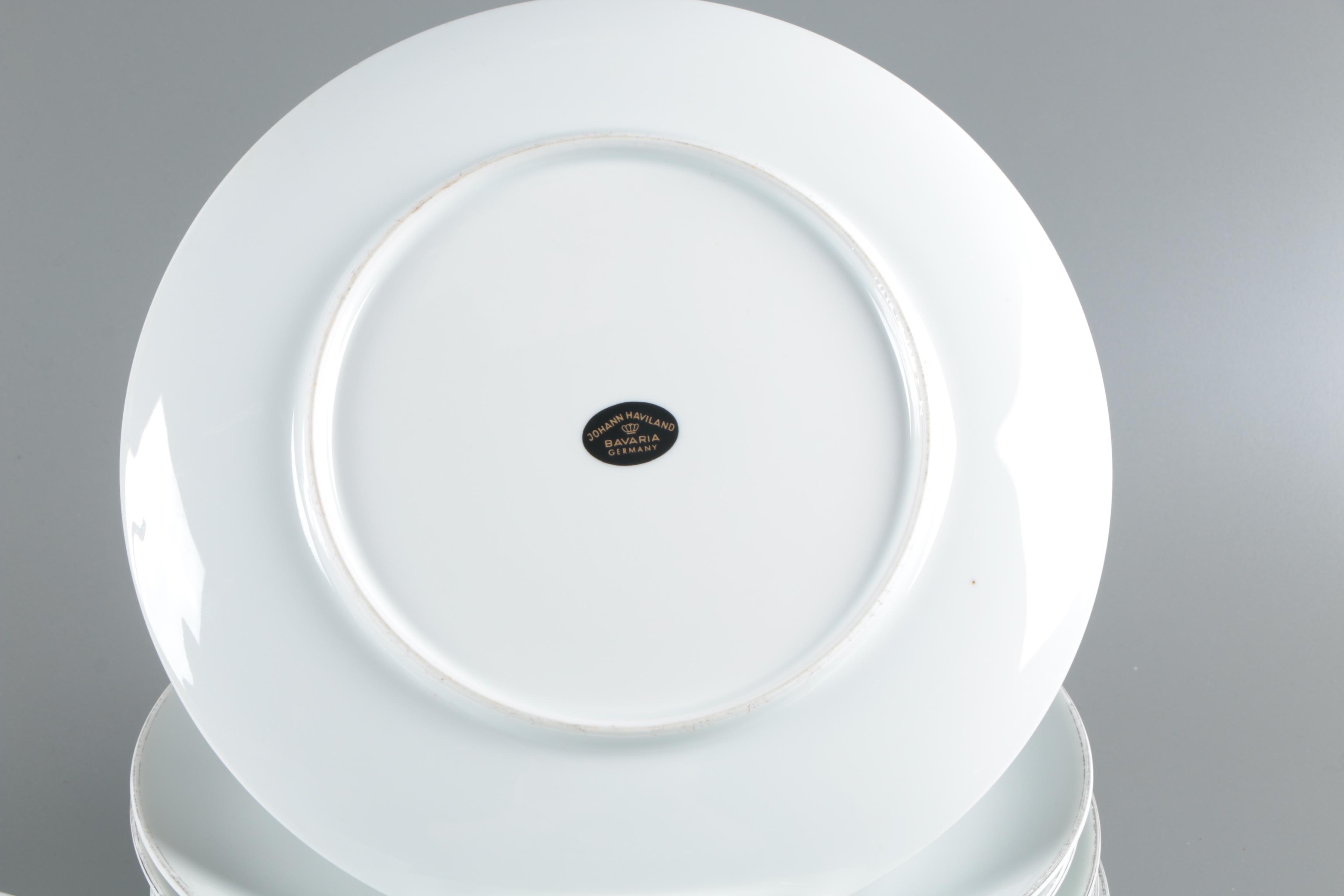 Vintage Johann Haviland "Wedding Ring" Porcelain Dinnerware