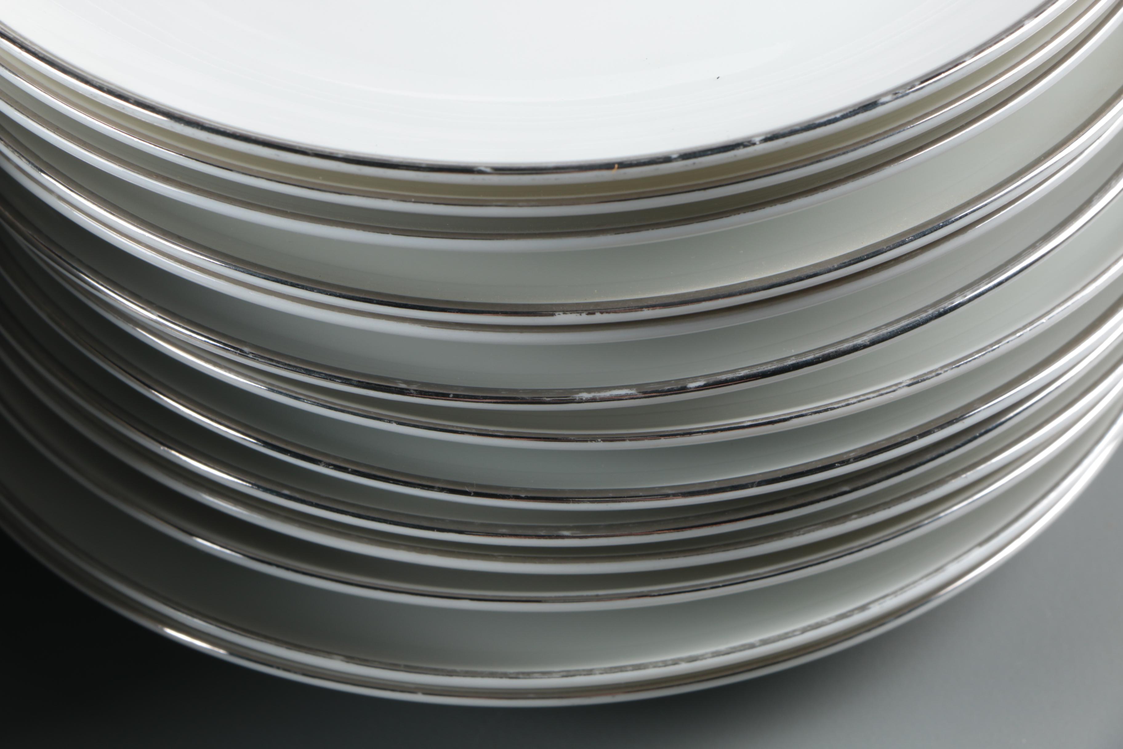 Vintage Johann Haviland "Wedding Ring" Porcelain Dinnerware