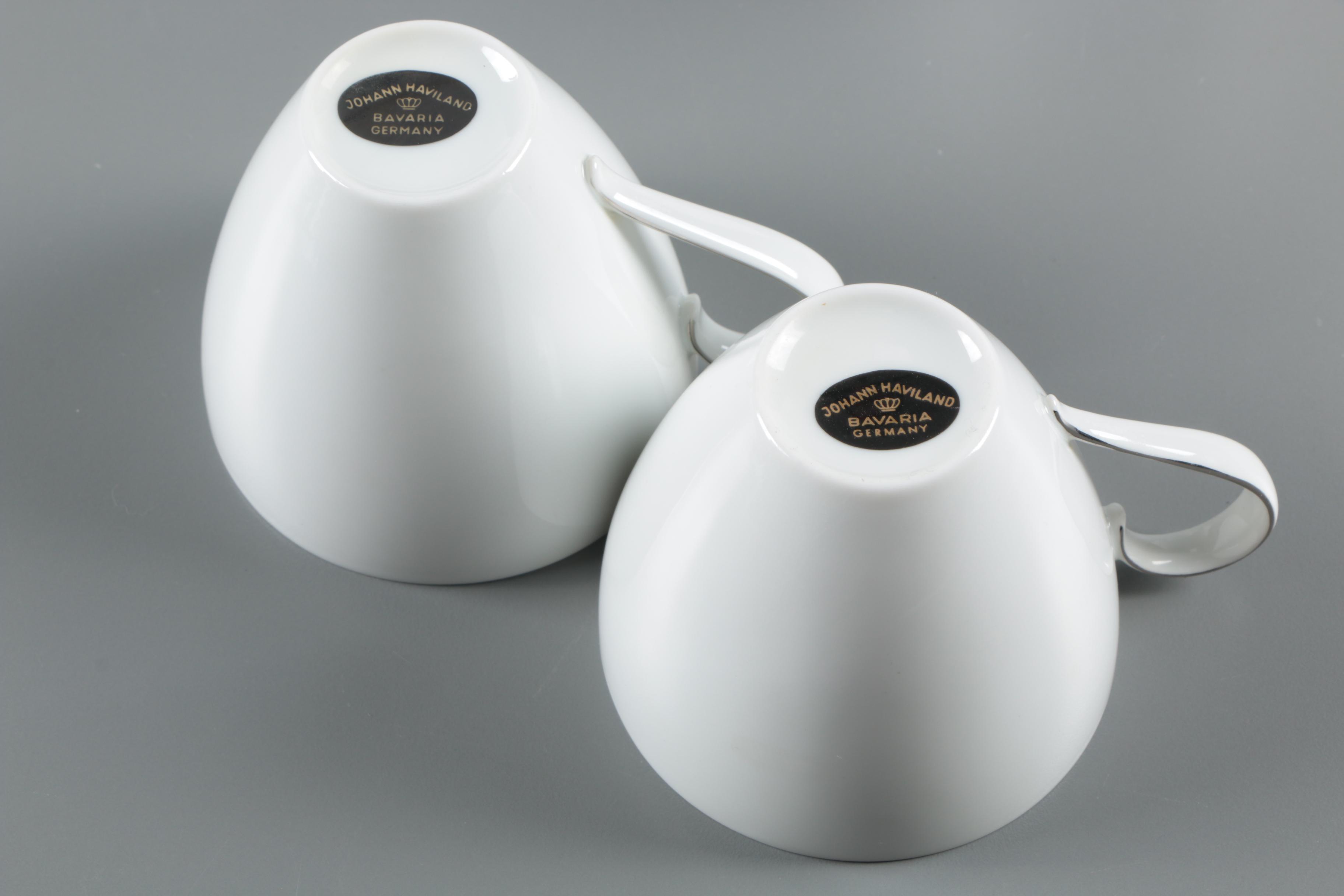 Vintage Johann Haviland "Wedding Ring" Porcelain Dinnerware