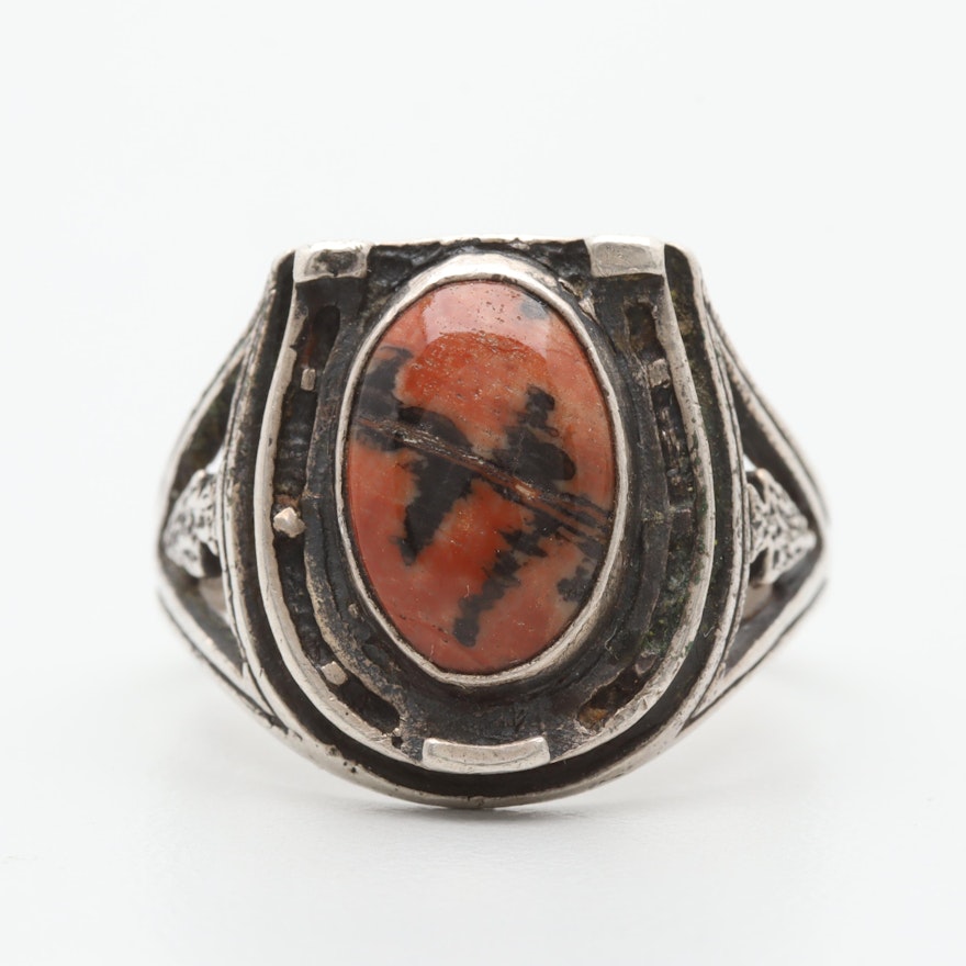 Sterling Silver Jasper Ring