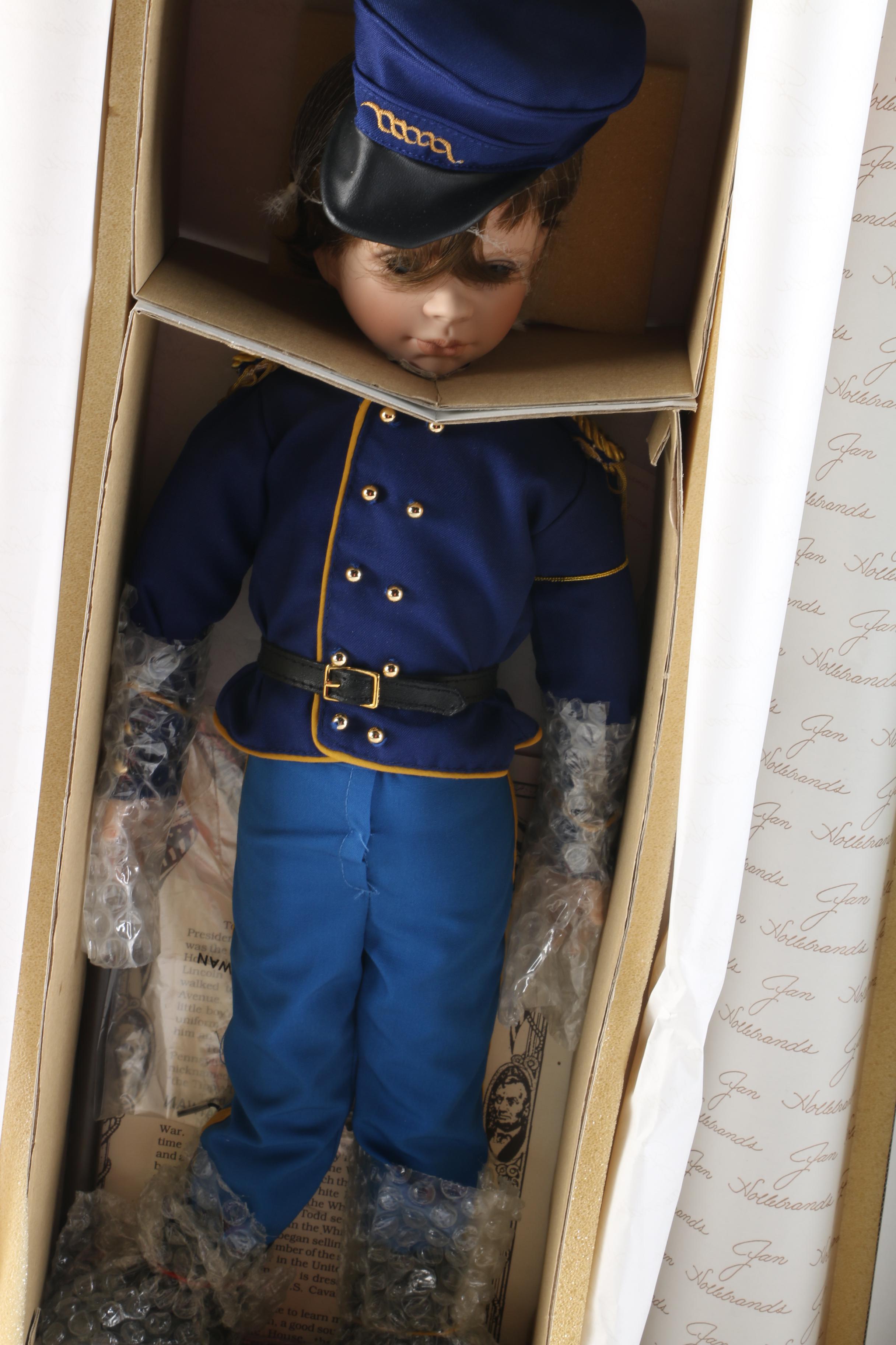 World Gallery "Helen Taft" and "Tad Lincoln" Porcelain Dolls