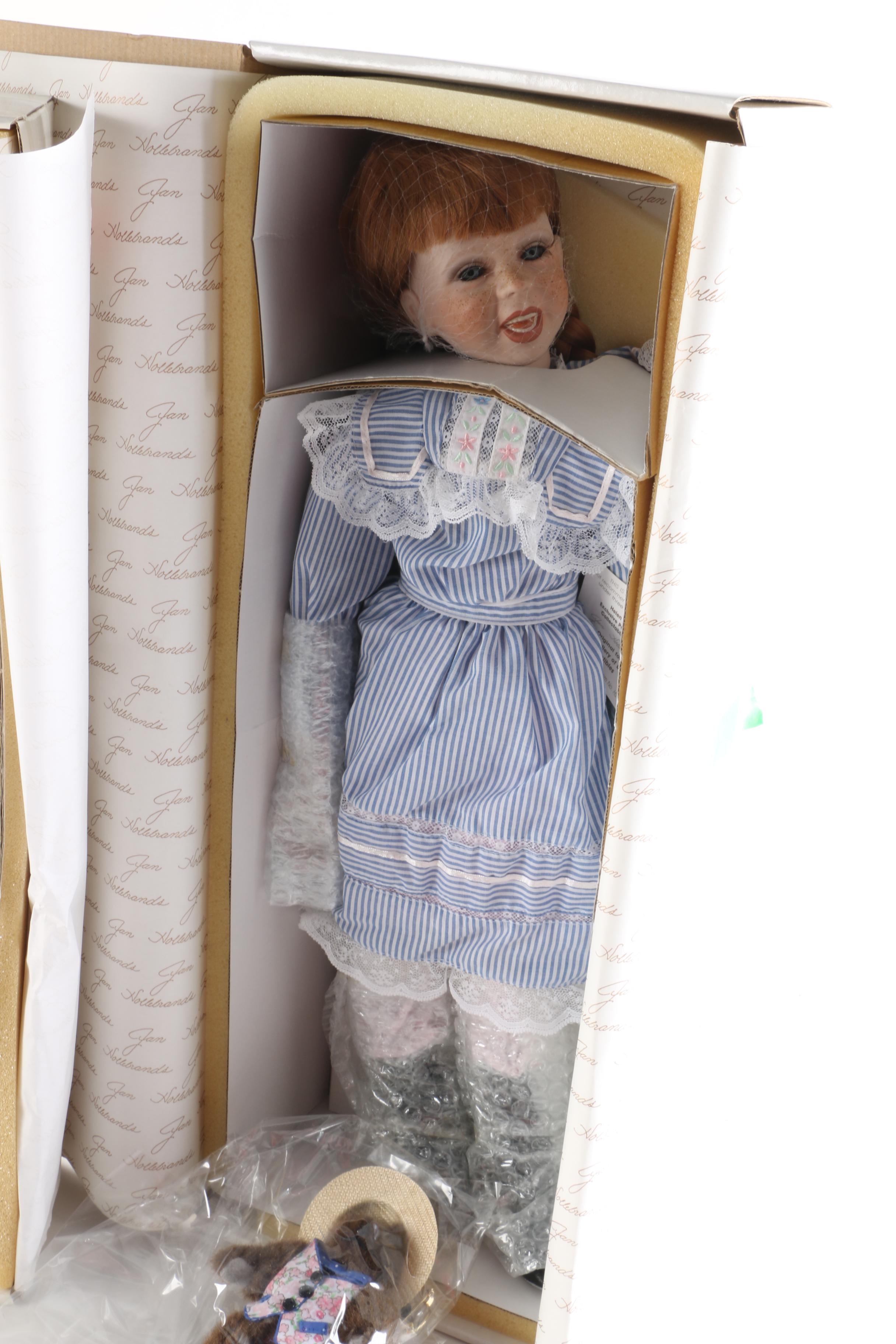 World Gallery "Helen Taft" and "Tad Lincoln" Porcelain Dolls