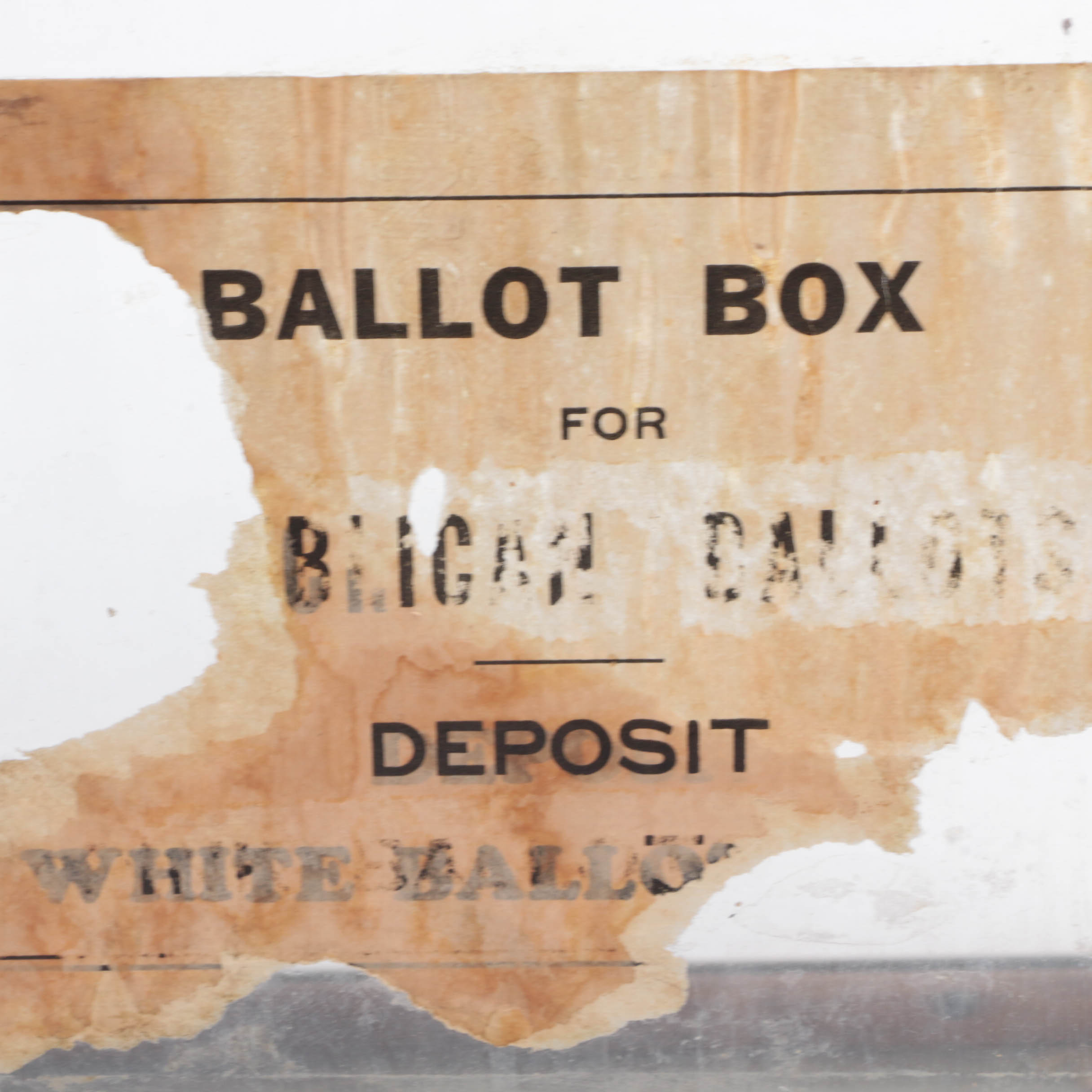 Antique Ballot Box