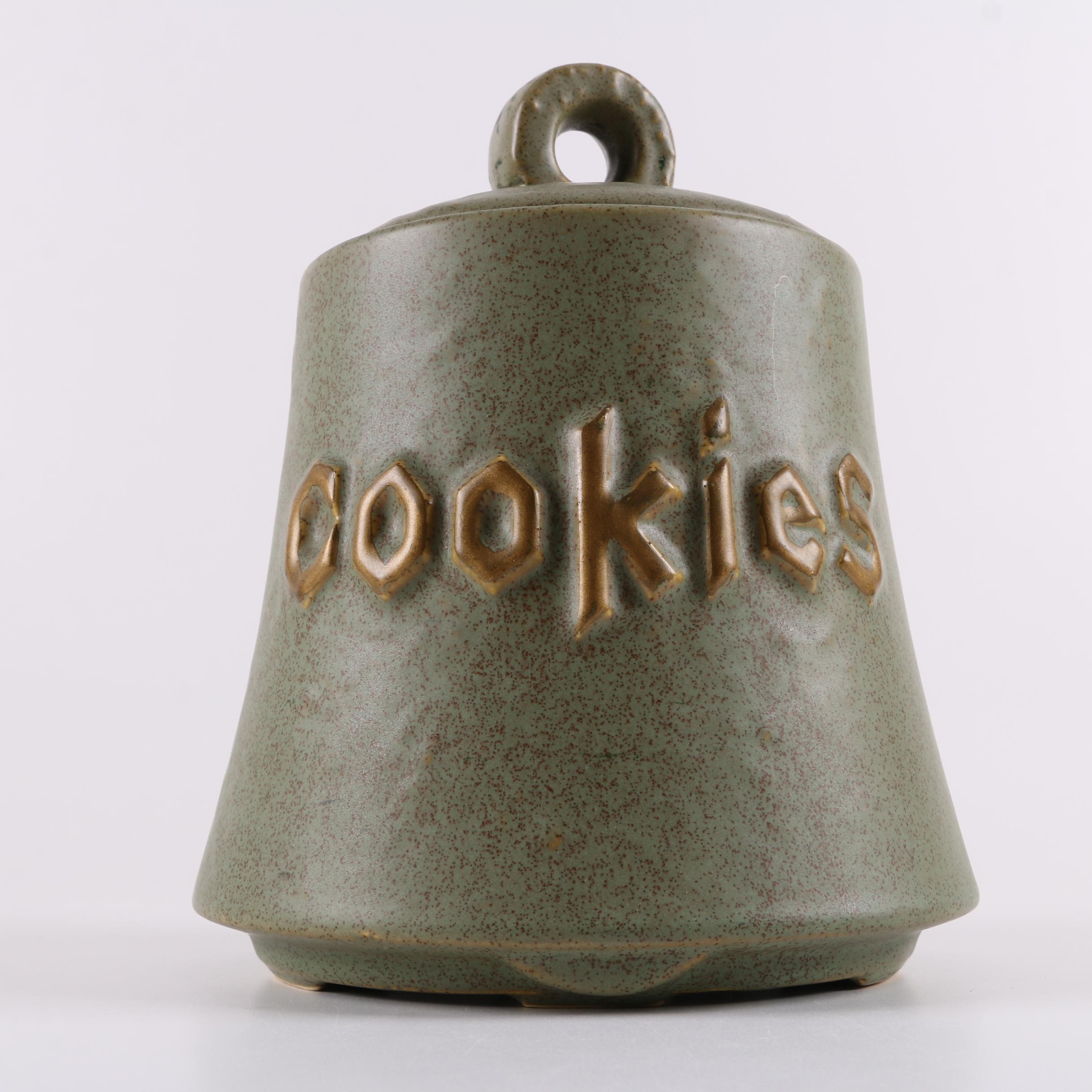 Vintage Ceramic Cookie Jar and Ransburg Canisters