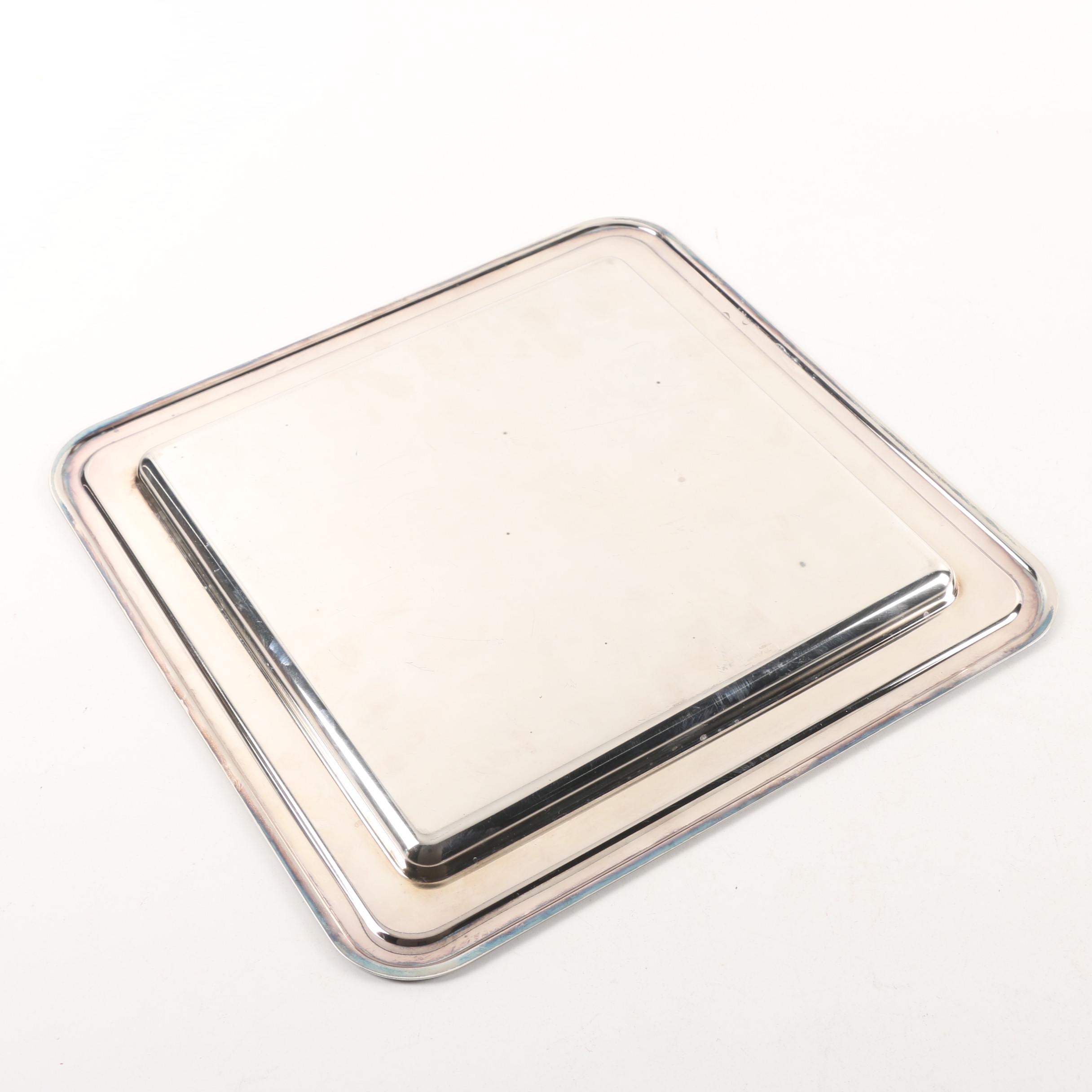 Engraved Personal Silver Plate Memorabilia for "Anastasia" and "The Love Boat"