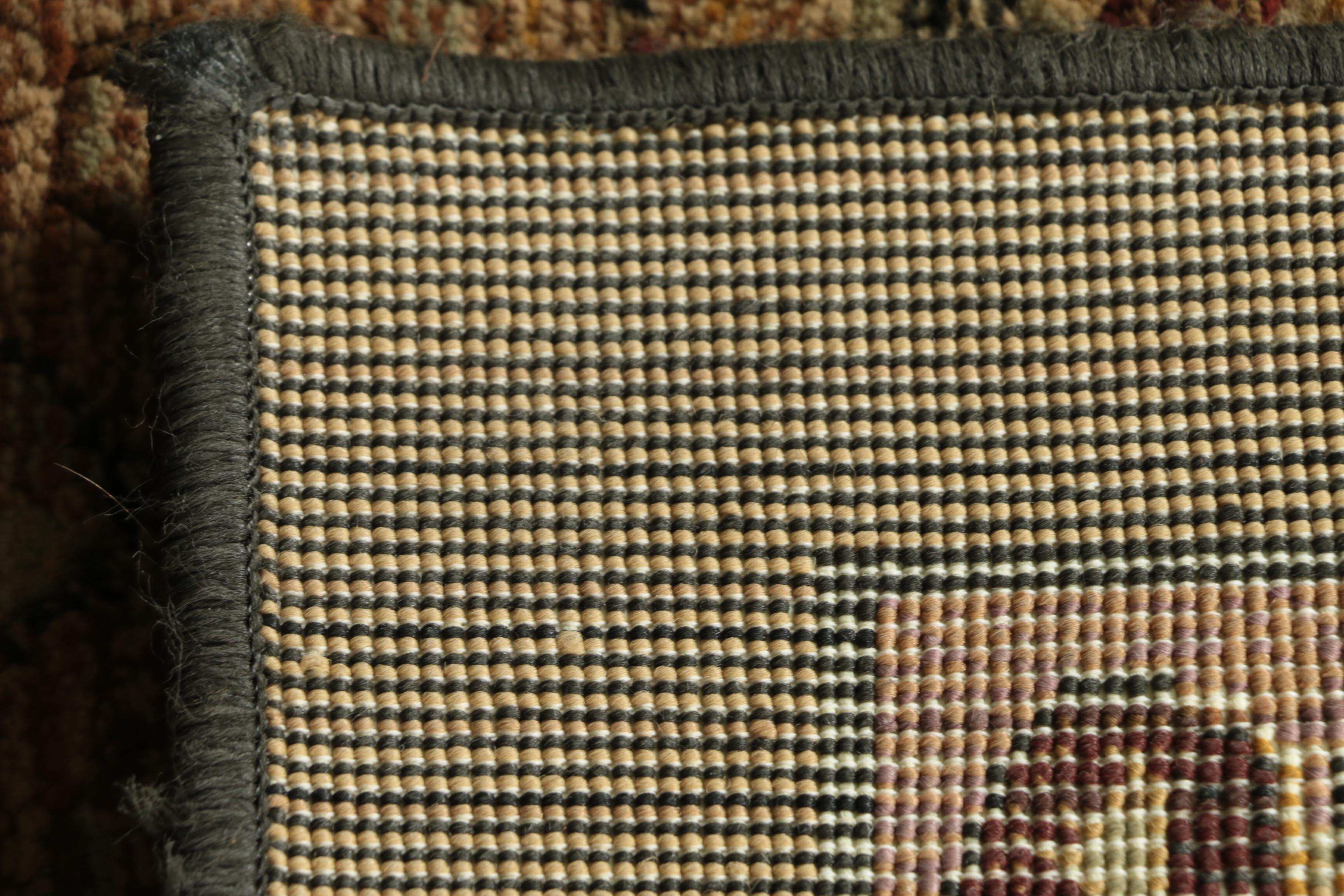 Power-Loomed Persian-Inspired Wool Area Rug