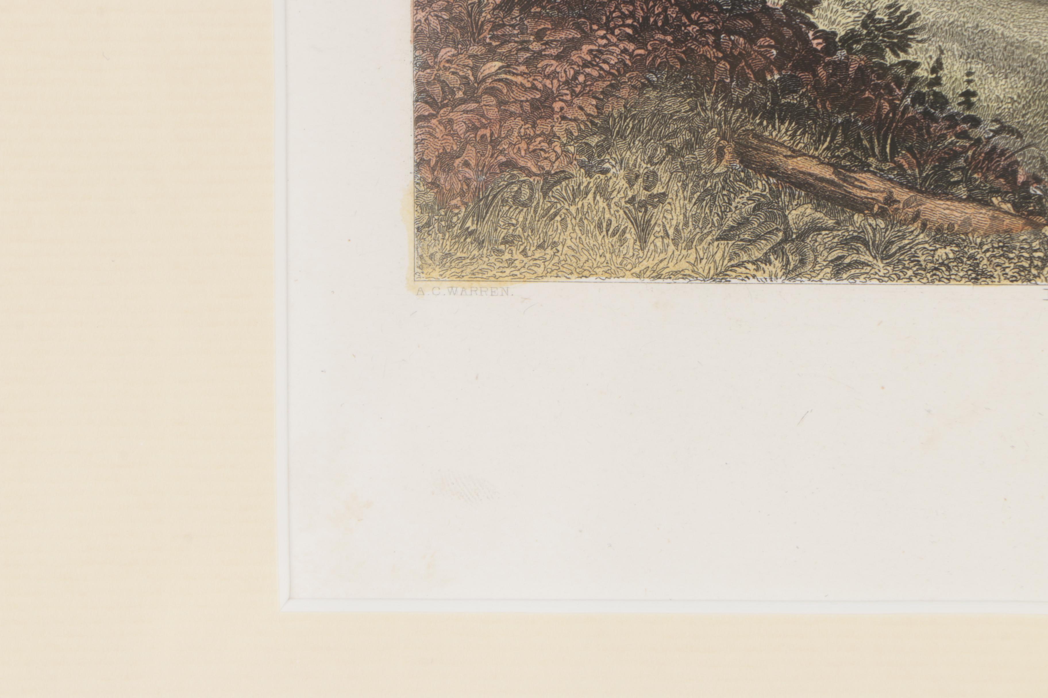 Robert Hinshelwood Engraving After A.C. Warren "The City of Detroit"